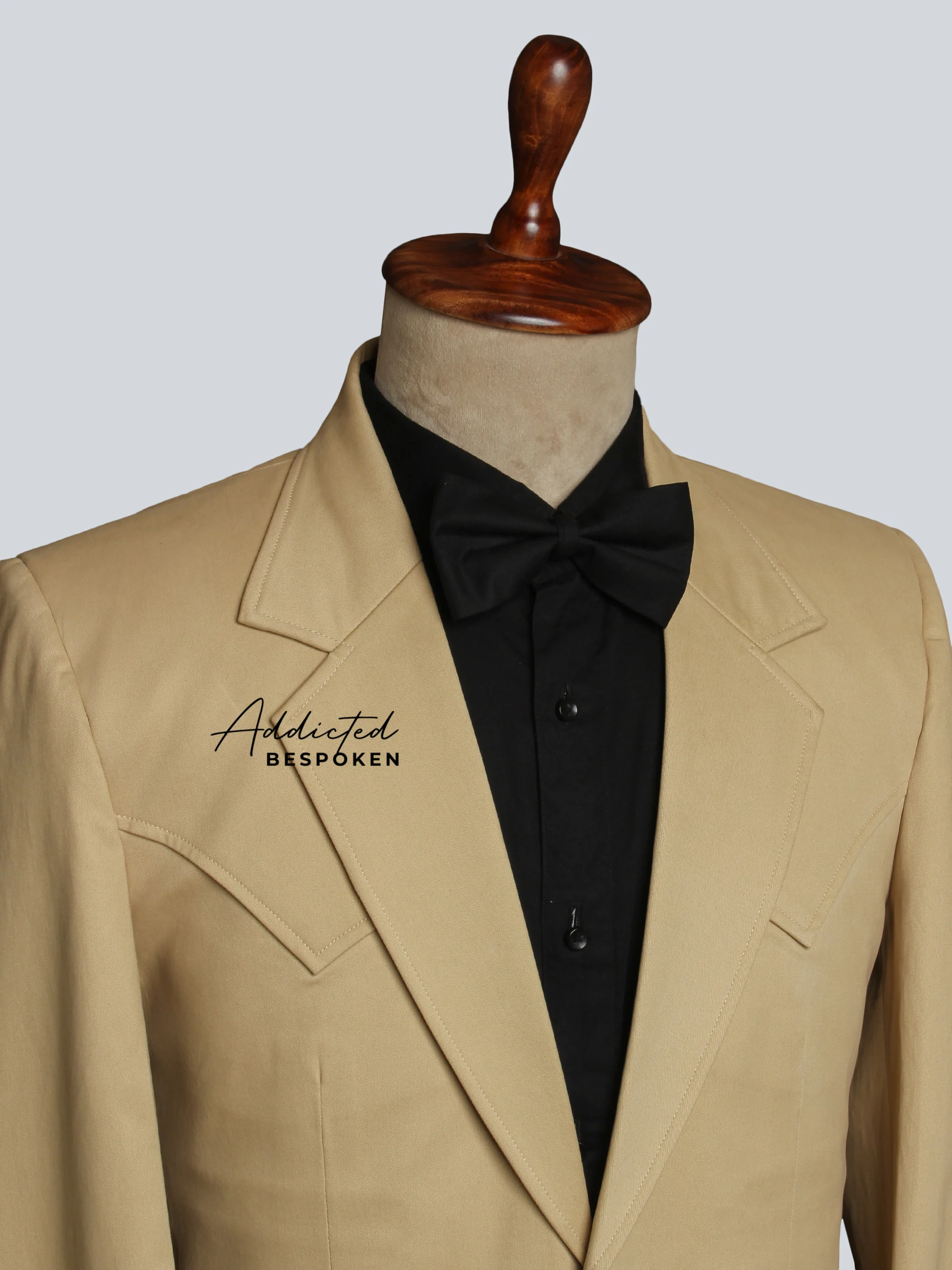 1930s Vintage Desert Sand Tailored Suit - Image 5