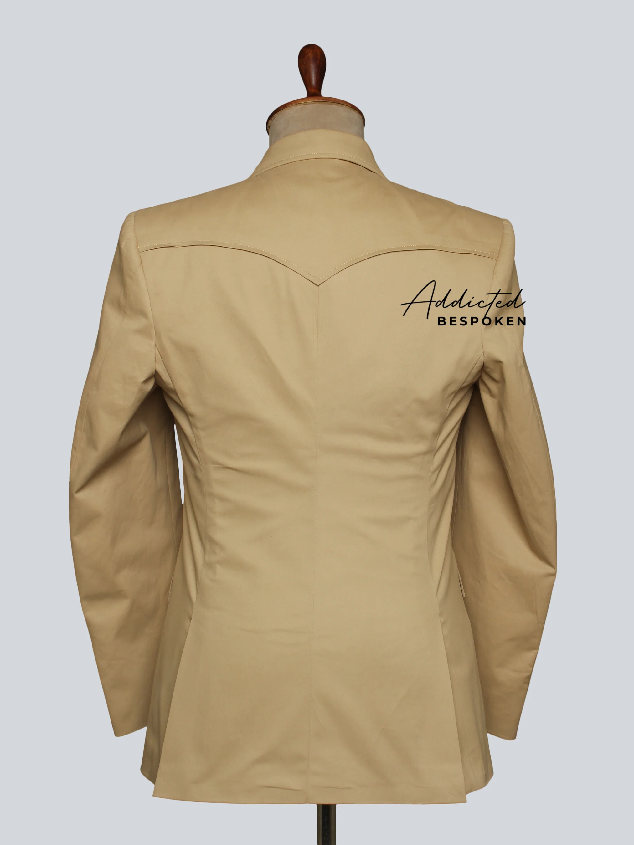 1930s Vintage Desert Sand Tailored Suit - Image 6