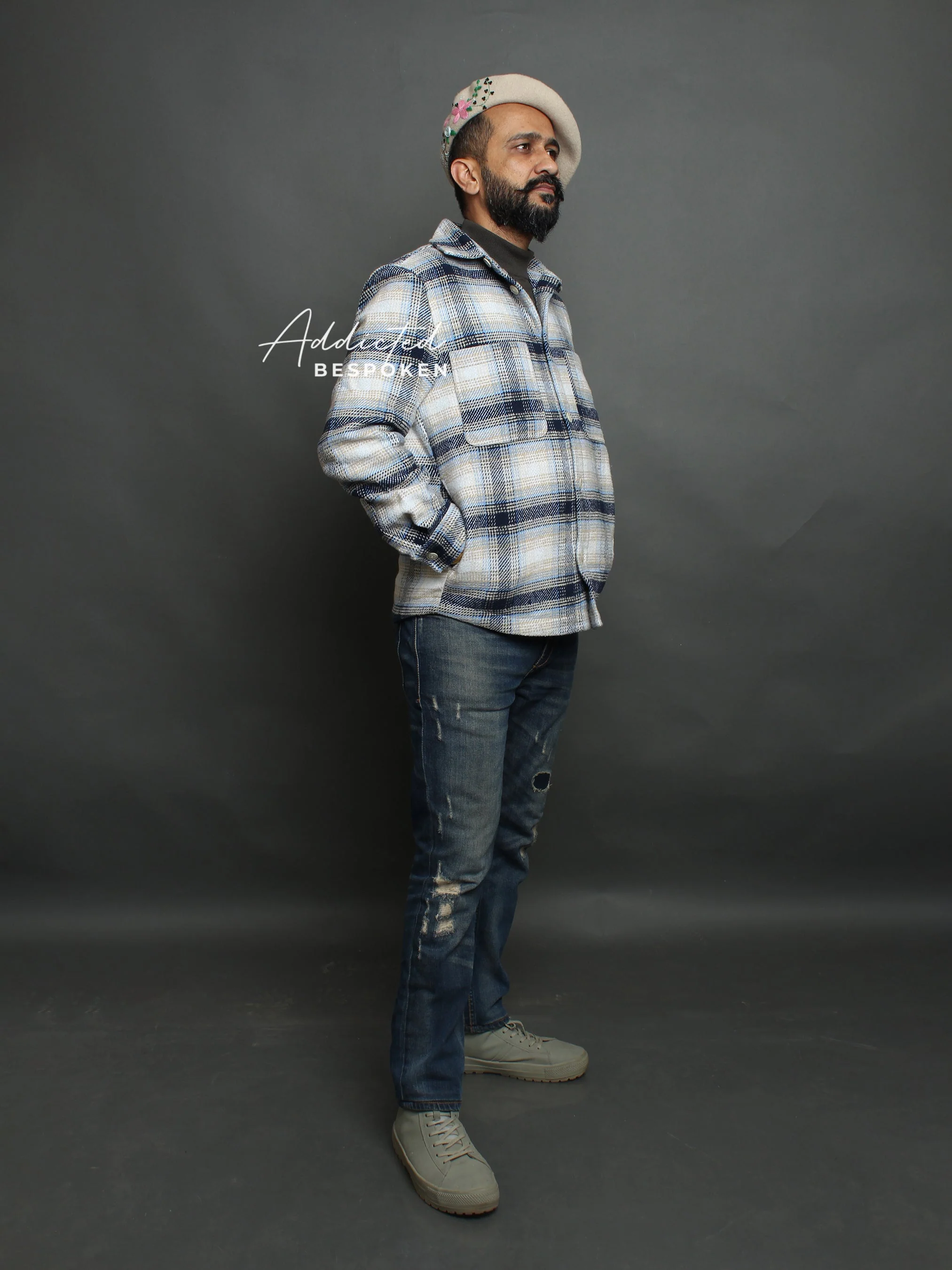Arctic Frost Checkered Shacket - Image 3