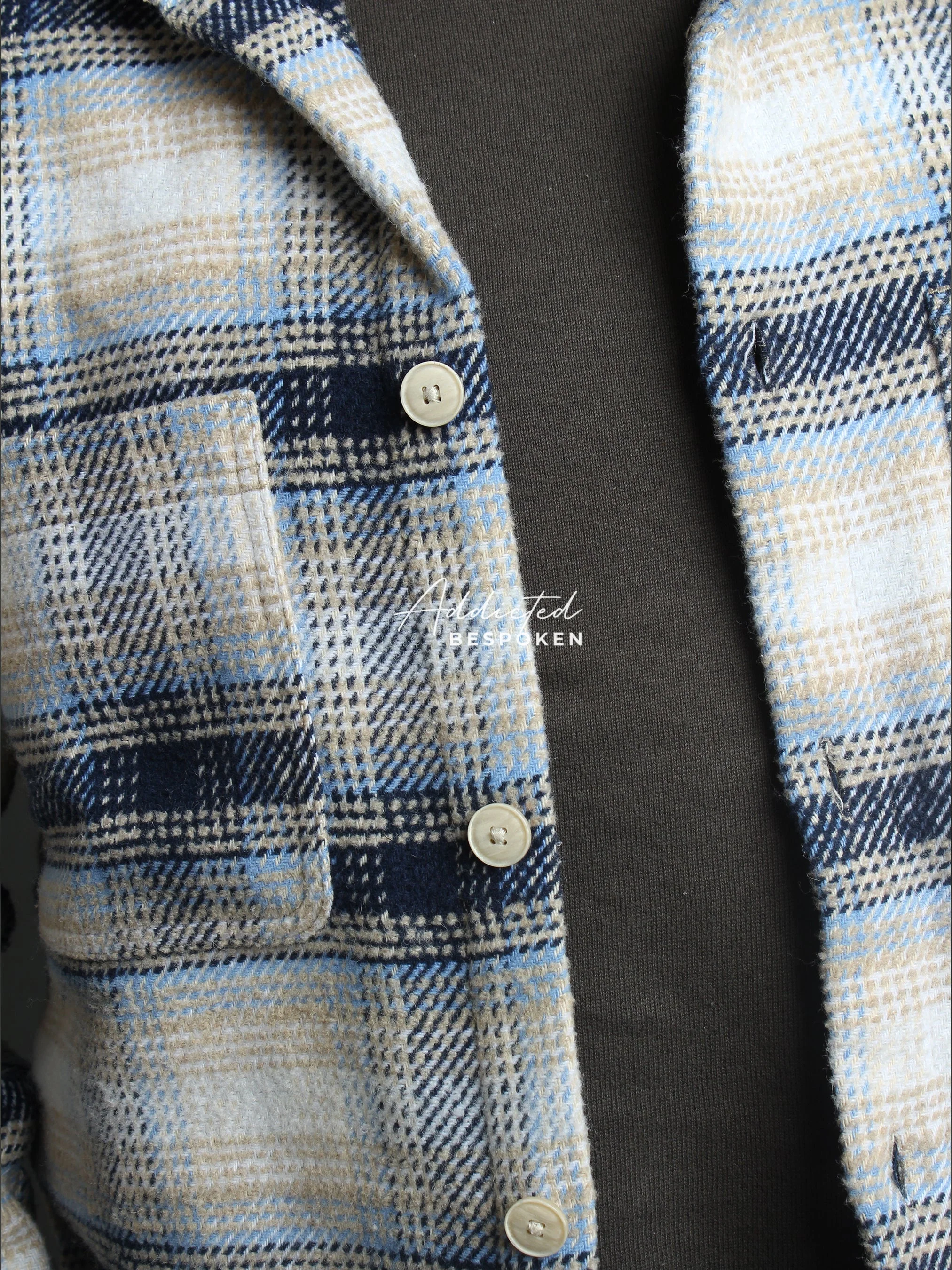 Arctic Frost Checkered Shacket - Image 5