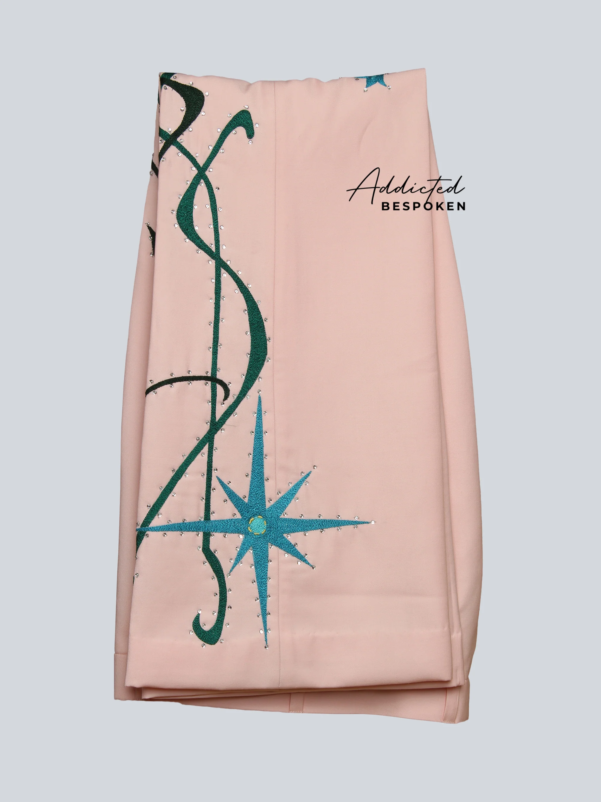 Art Deco Inspired Embroidered Attire - Image 2