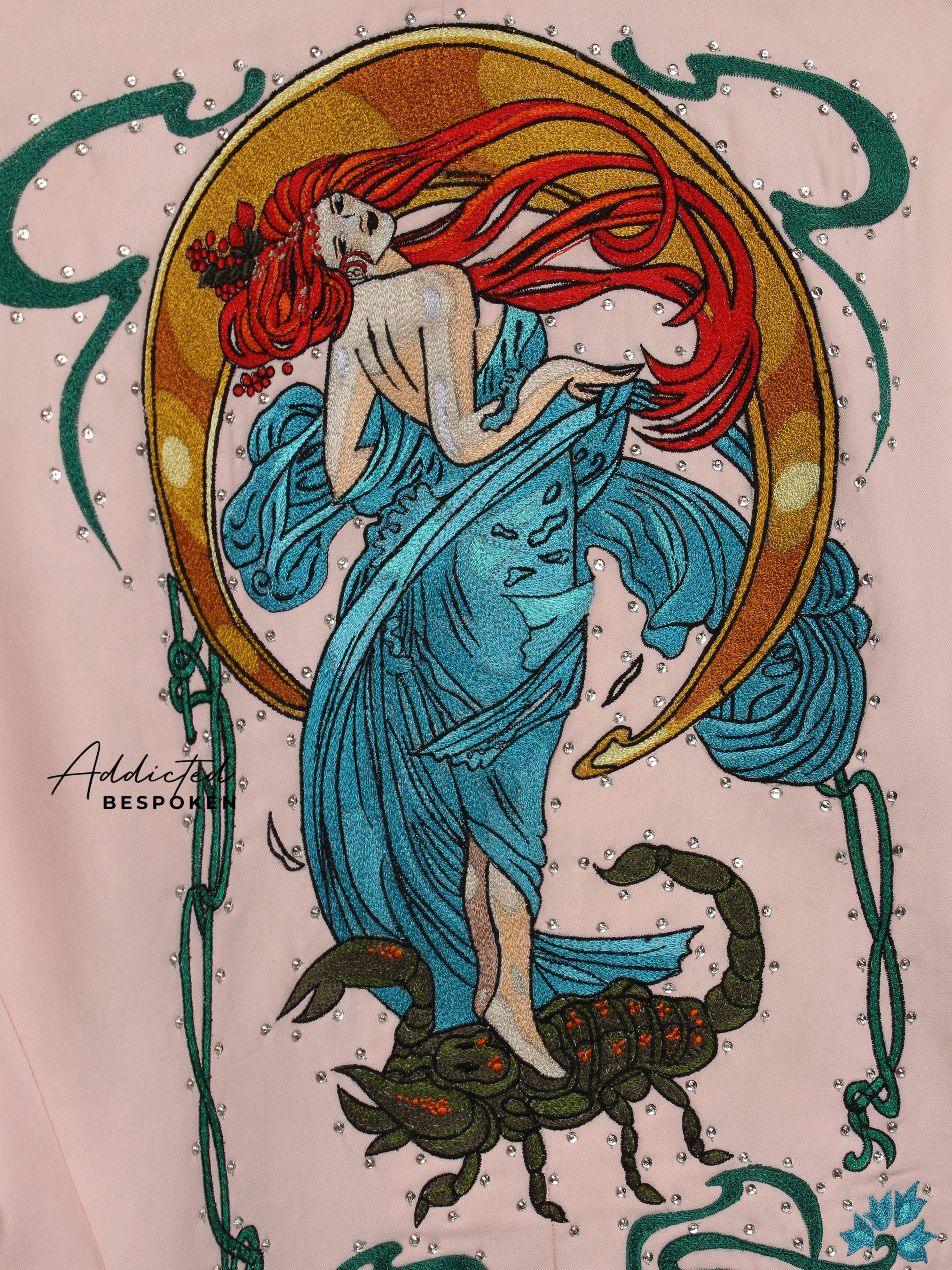 Art Deco Inspired Embroidered Attire - Image 4
