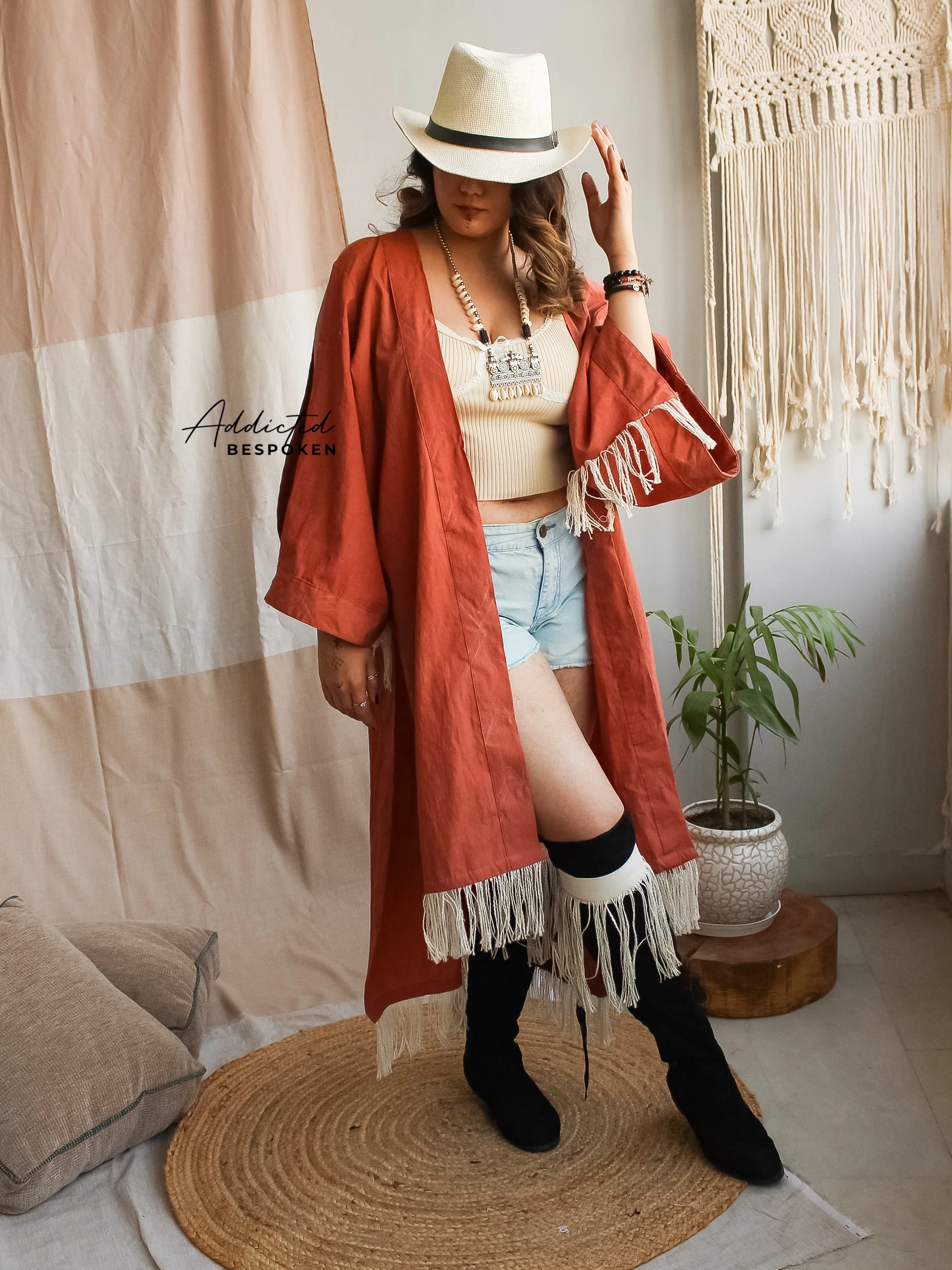 Artisan Fringe Kimono Jacket (CLS) - Image 3