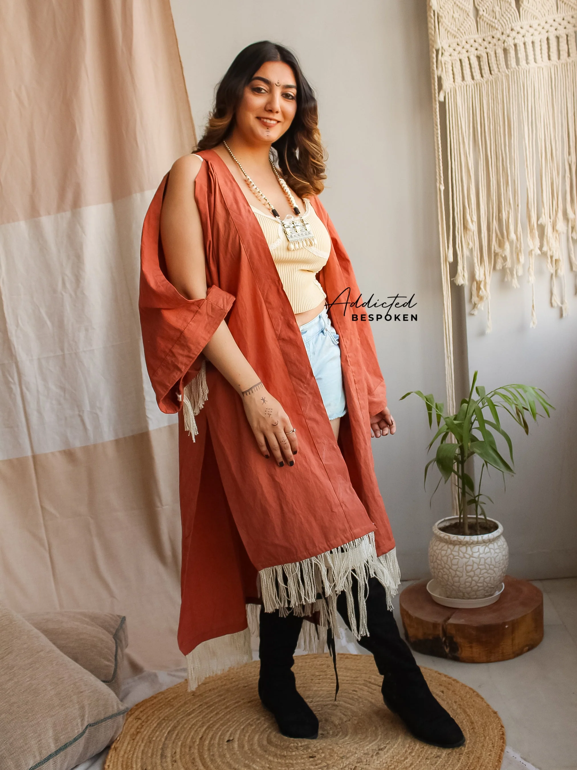 Artisan Fringe Kimono Jacket (CLS) - Image 6