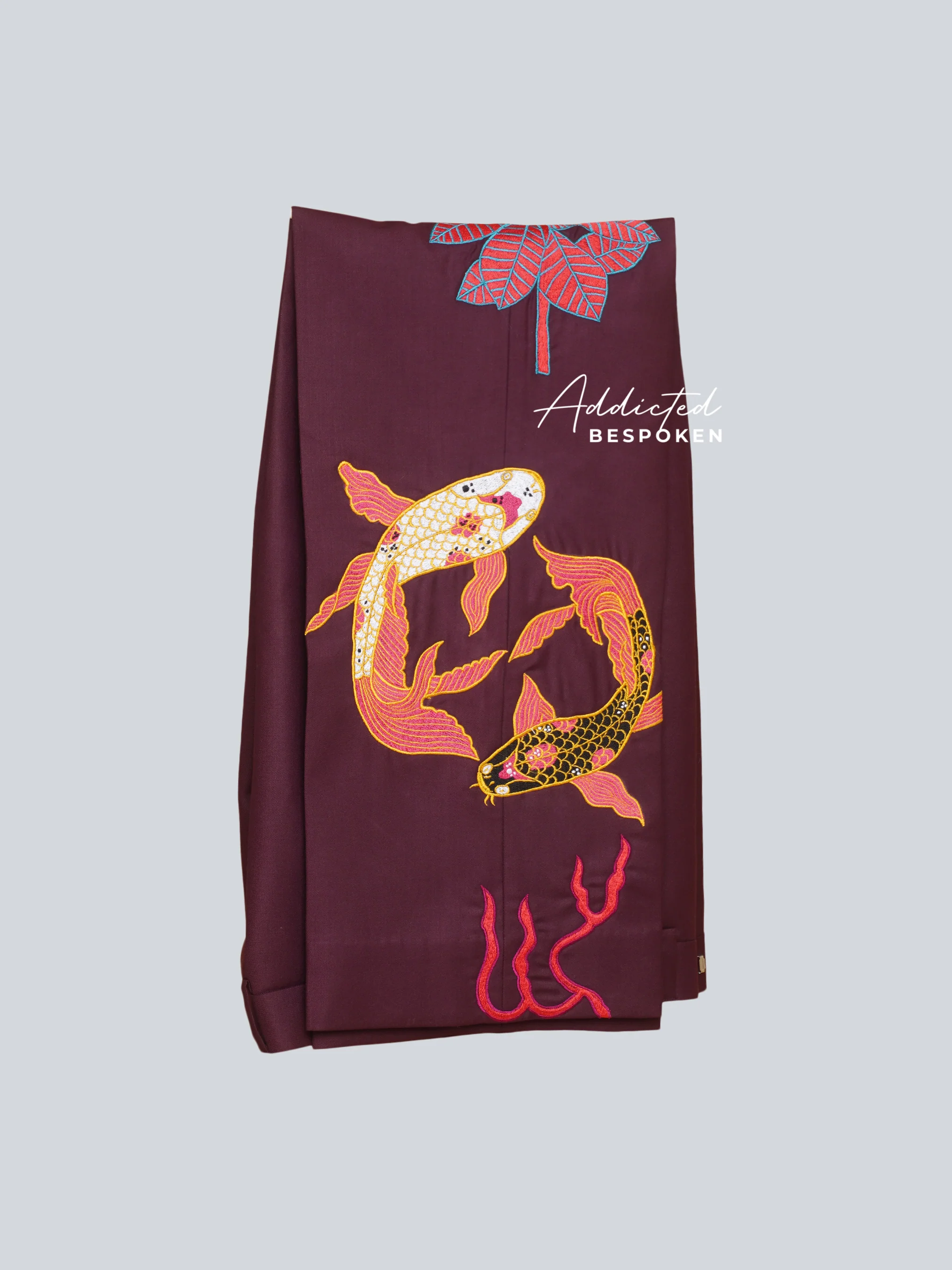 Asian-Inspired Embroidered Suit - Image 2
