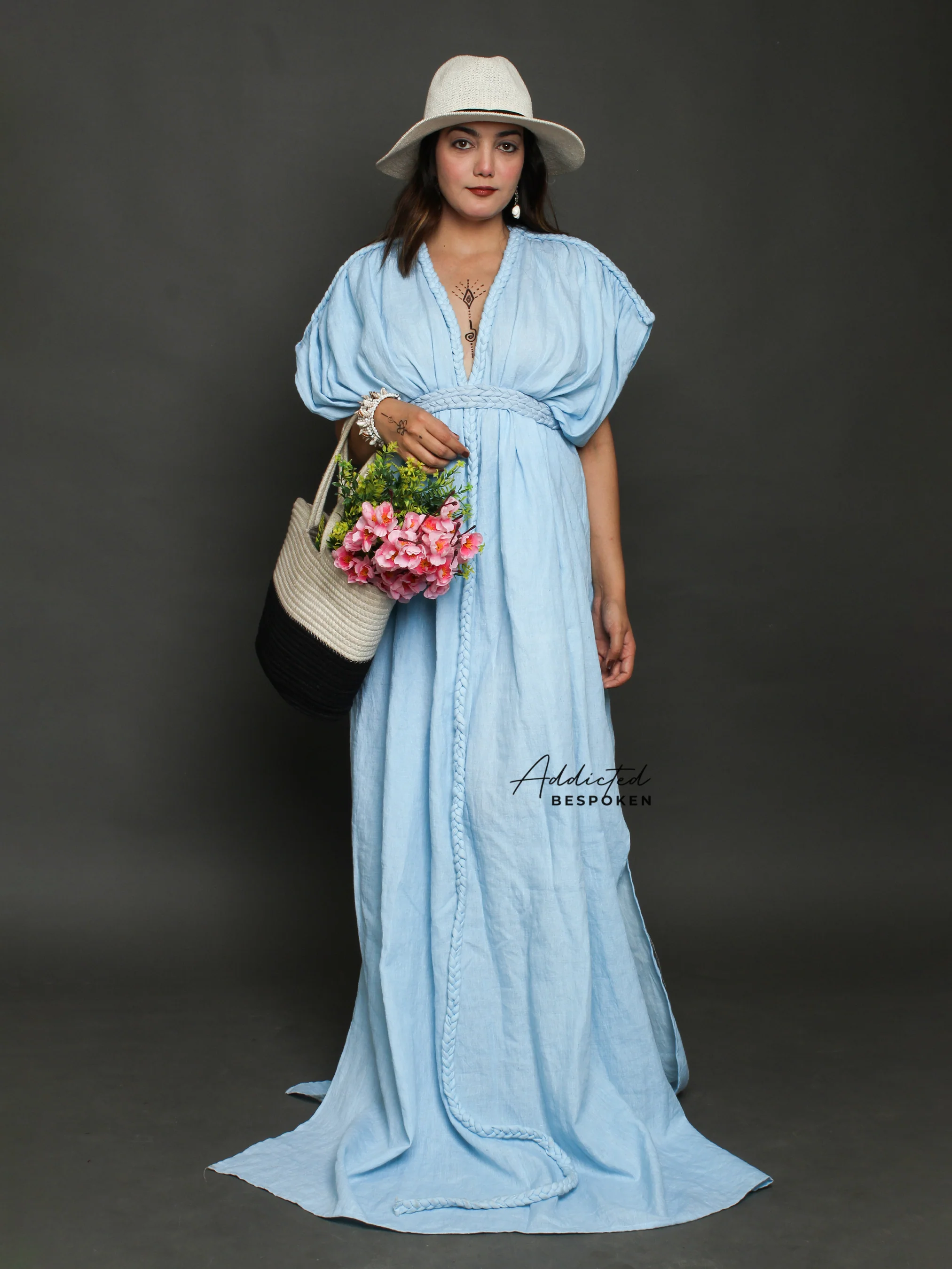 Azure Boho Dress