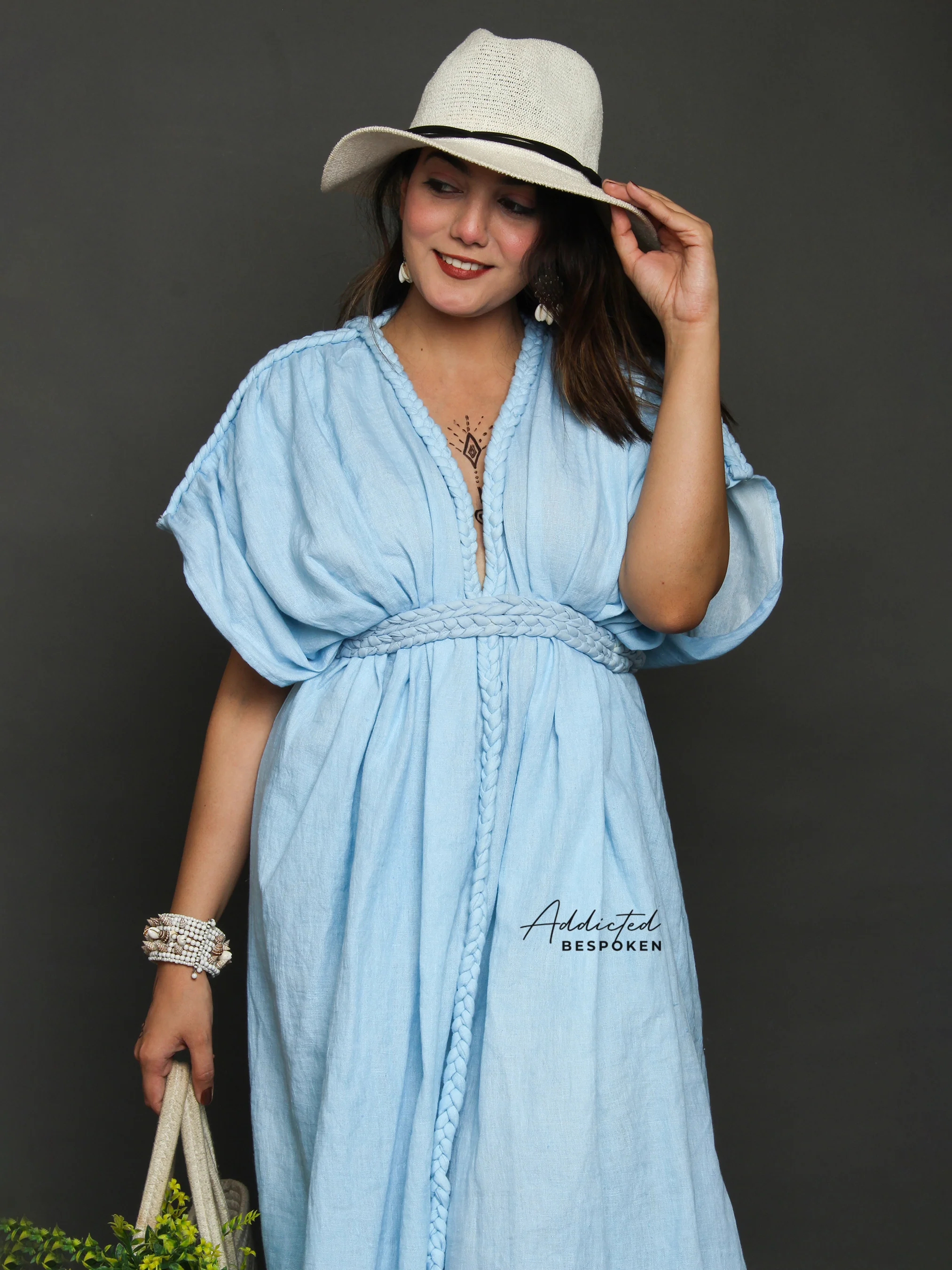 Azure Boho Dress - Image 4