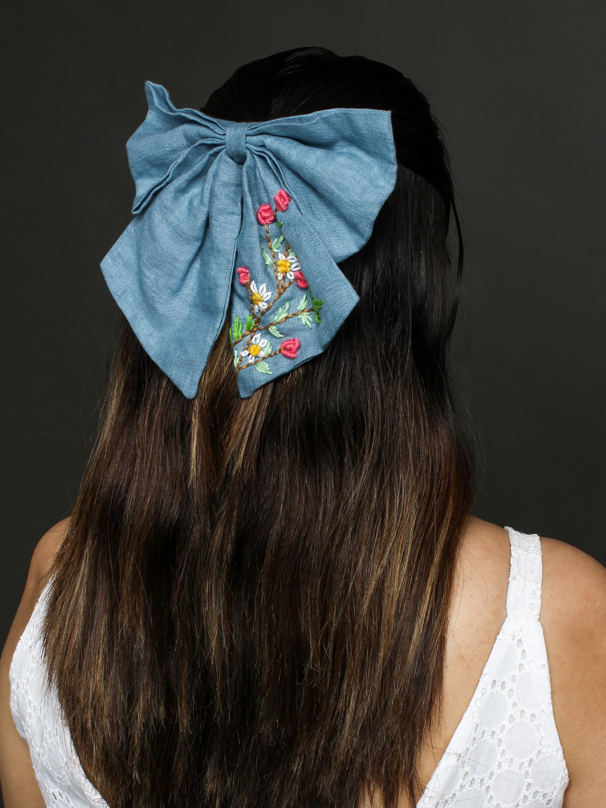 Bespoke Bloom Hair Bow - Image 3