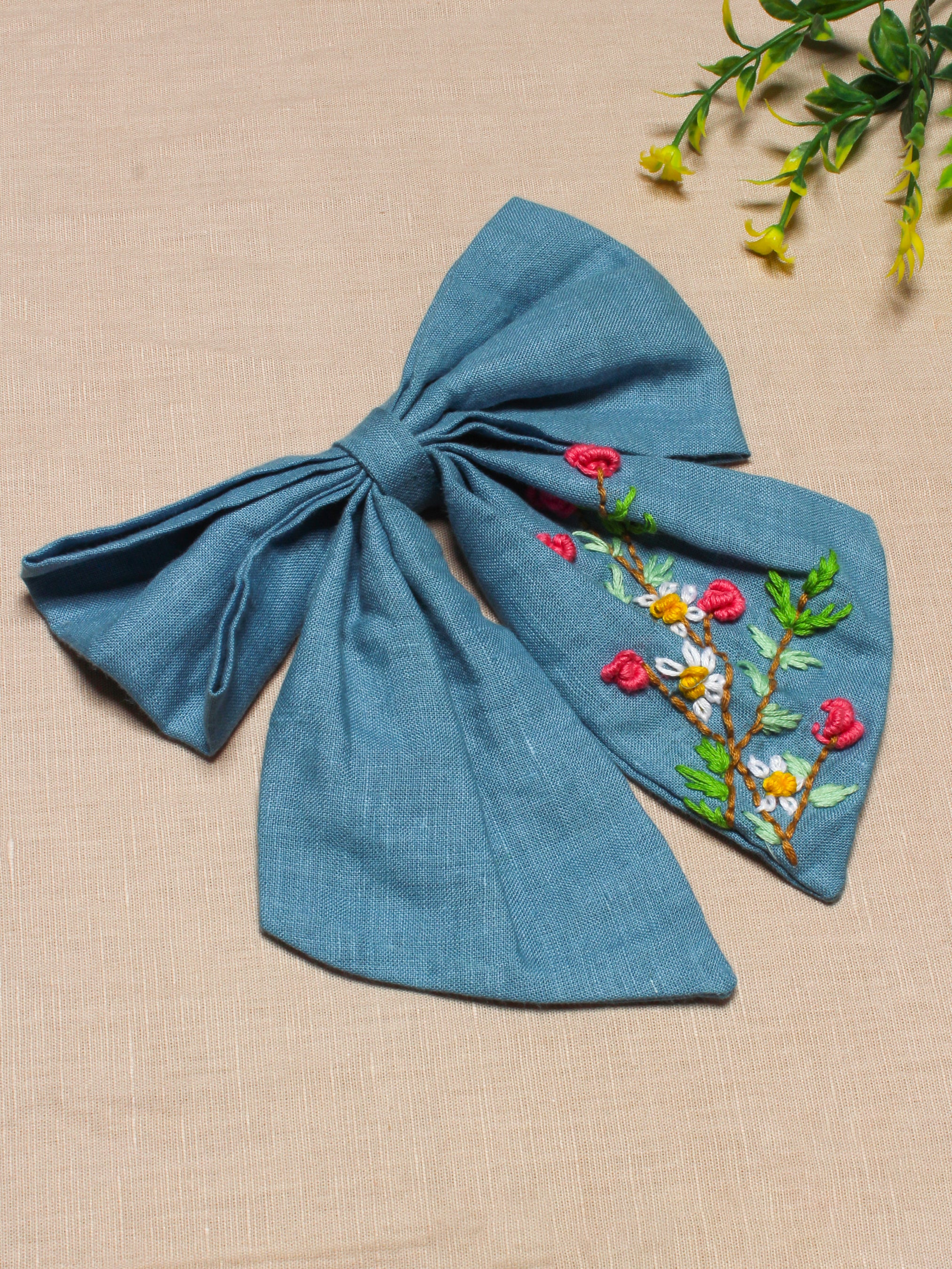Bespoke Bloom Hair Bow - Image 4
