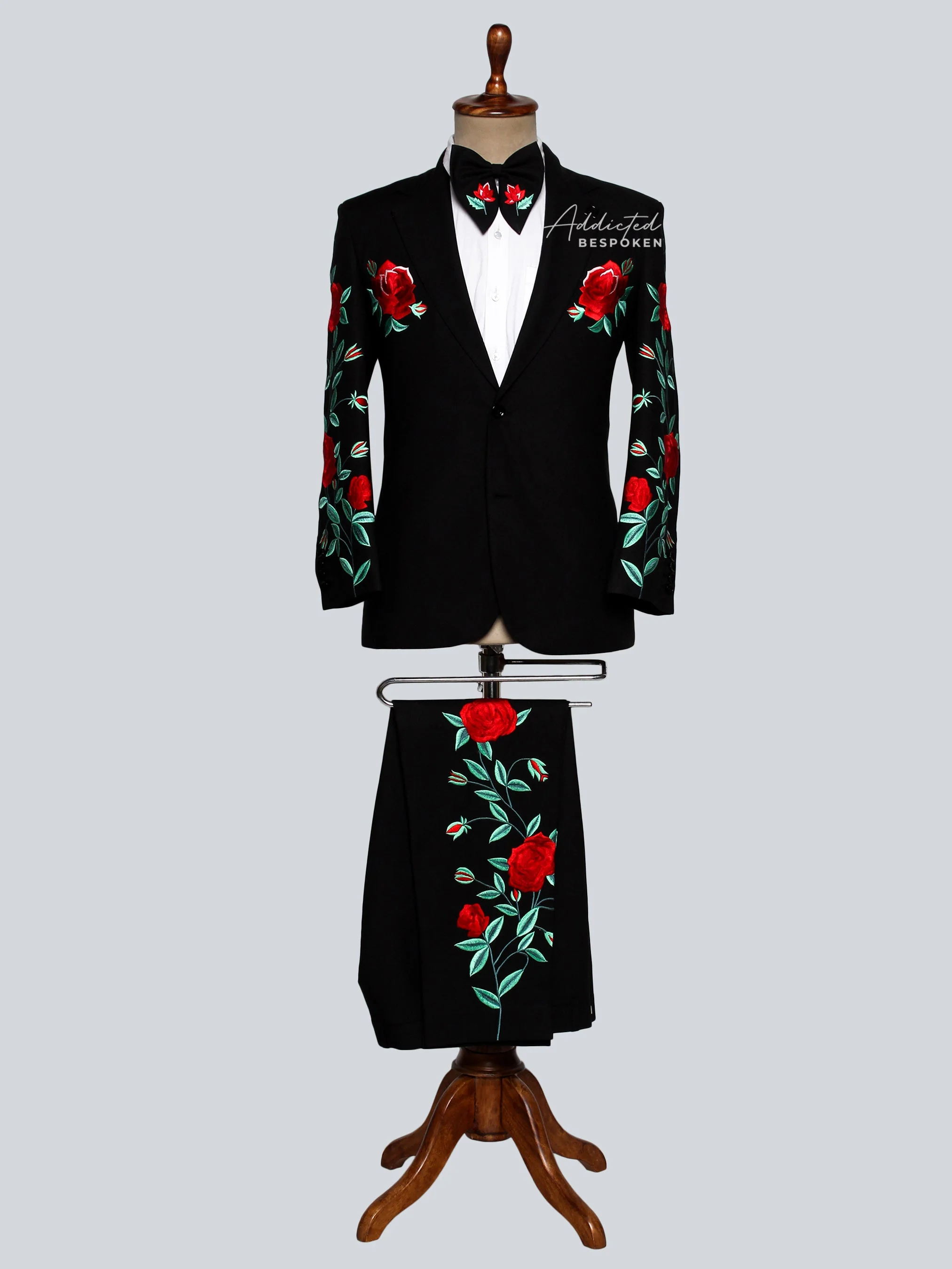 Bespoke Rose Pattern Attire - Image 2