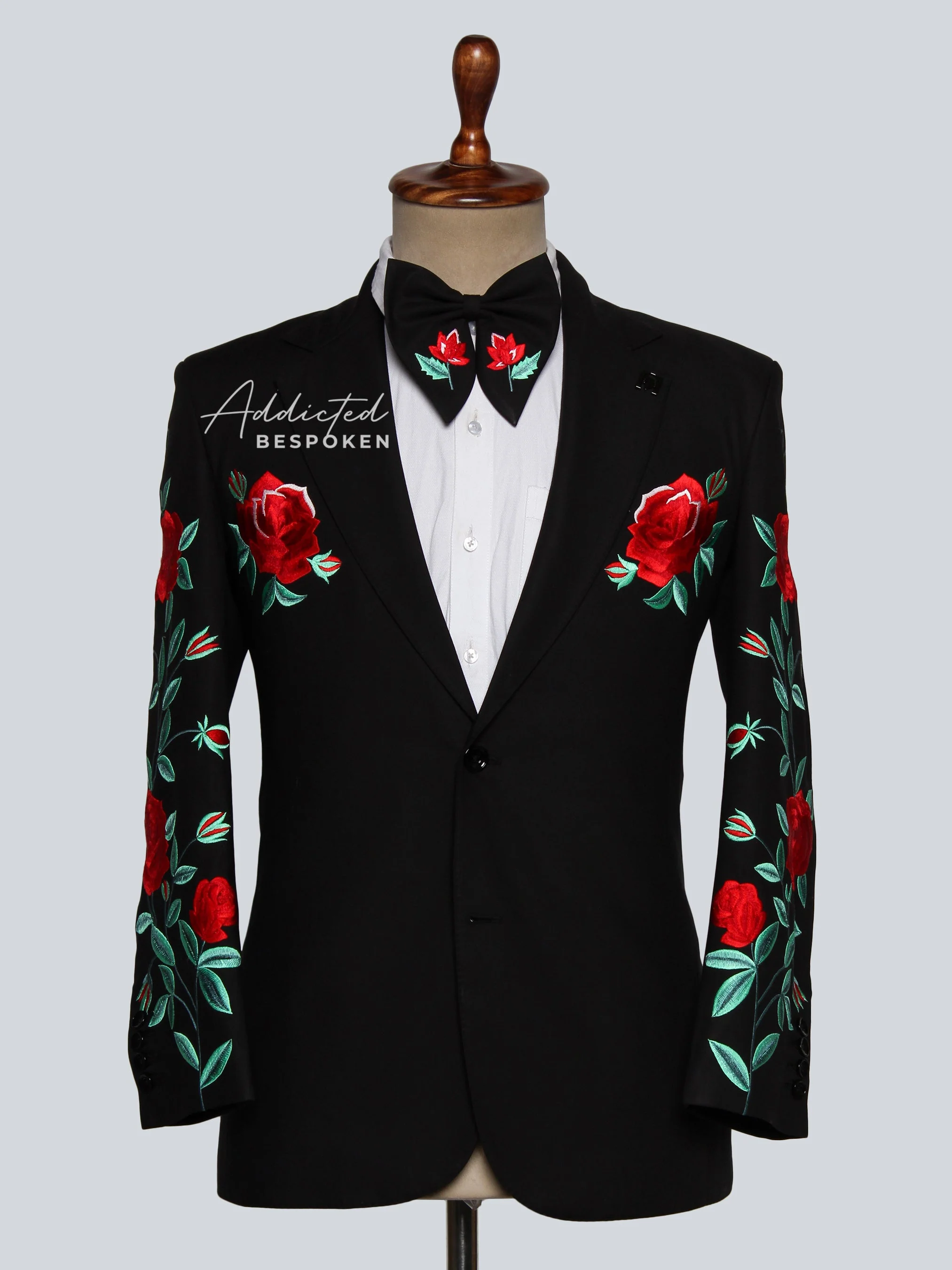 Bespoke Rose Pattern Attire - Image 3
