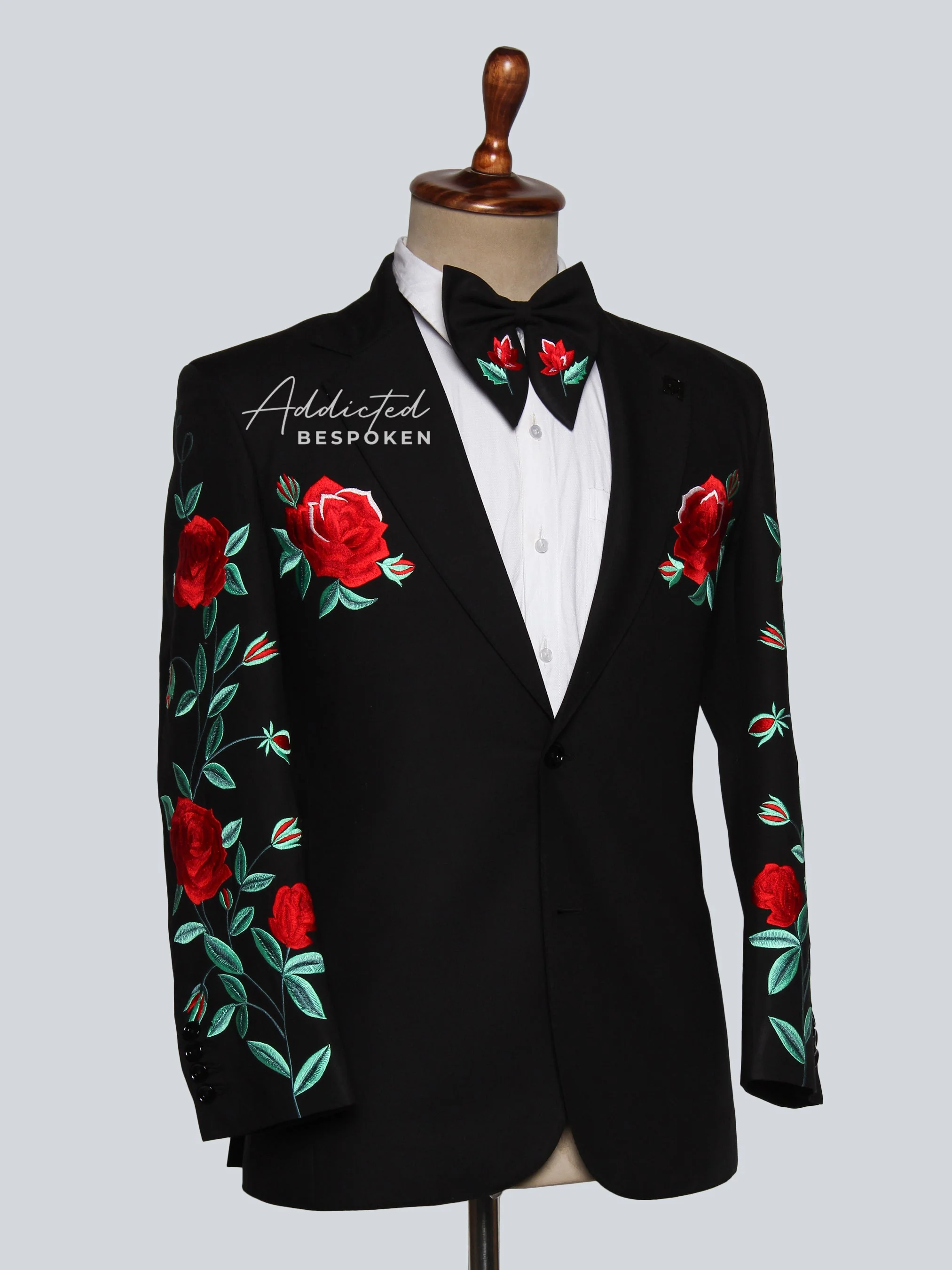 Bespoke Rose Pattern Attire - Image 4