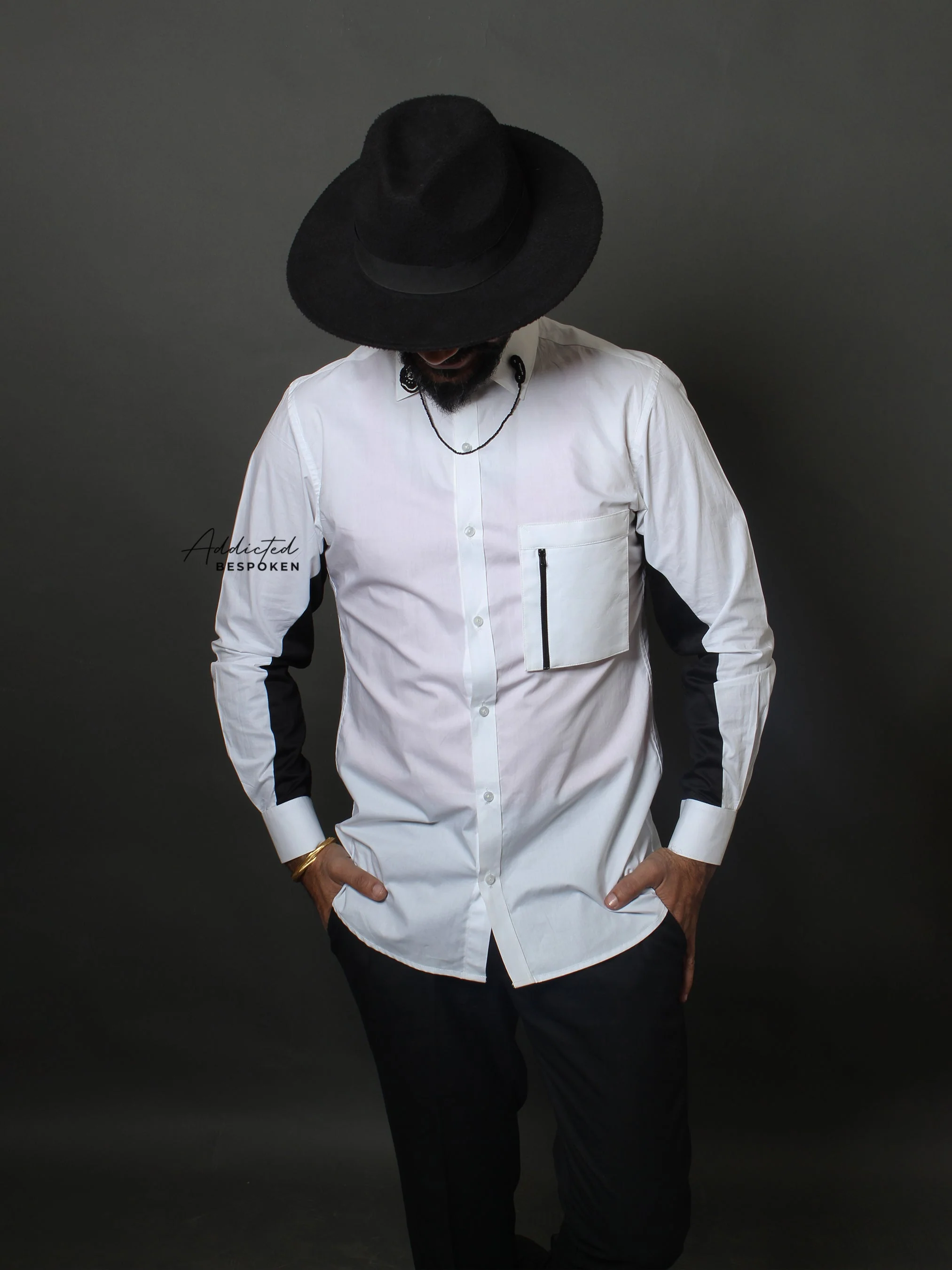 Bicolor Cotton Shirt - Image 5