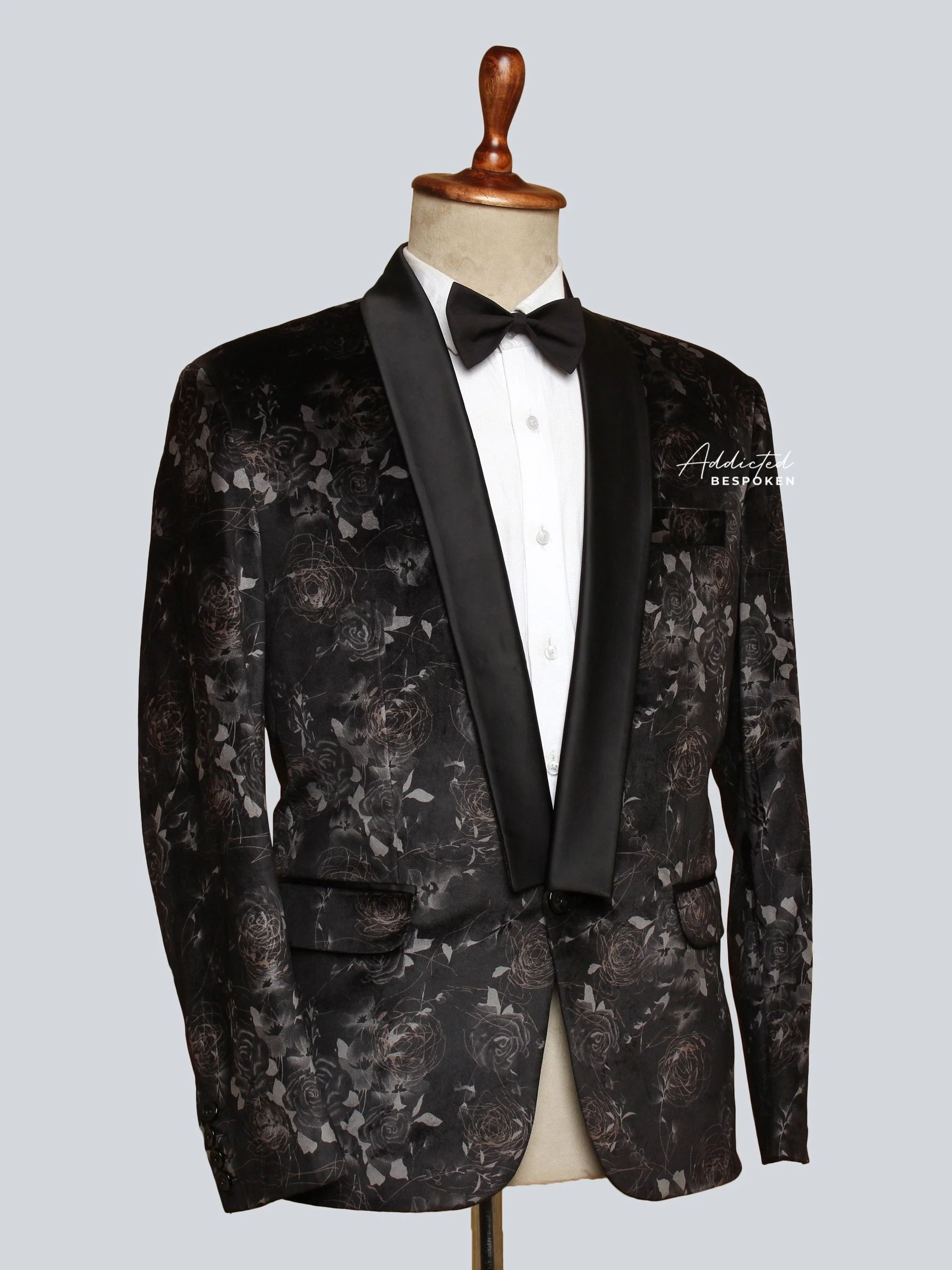 Black Brocade Blazer (CLS) - Image 2