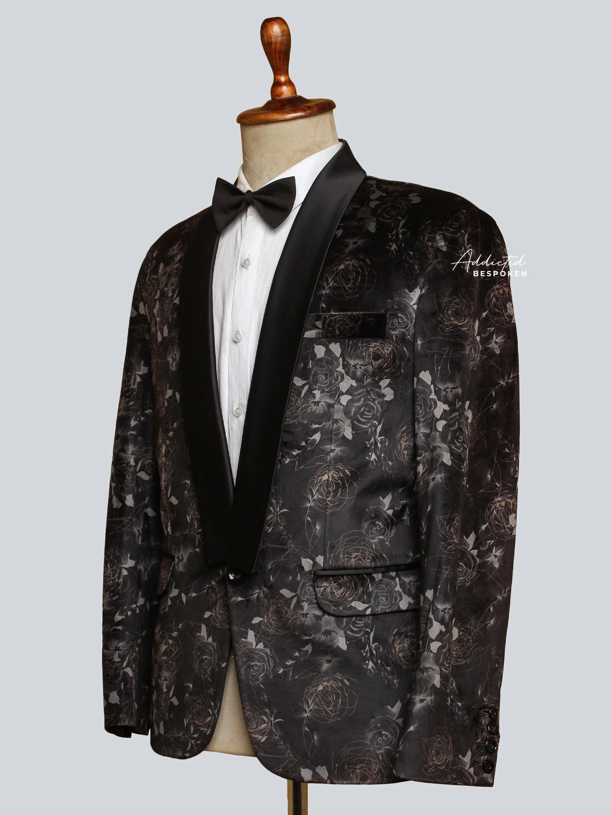 Black Brocade Blazer (CLS) - Image 4