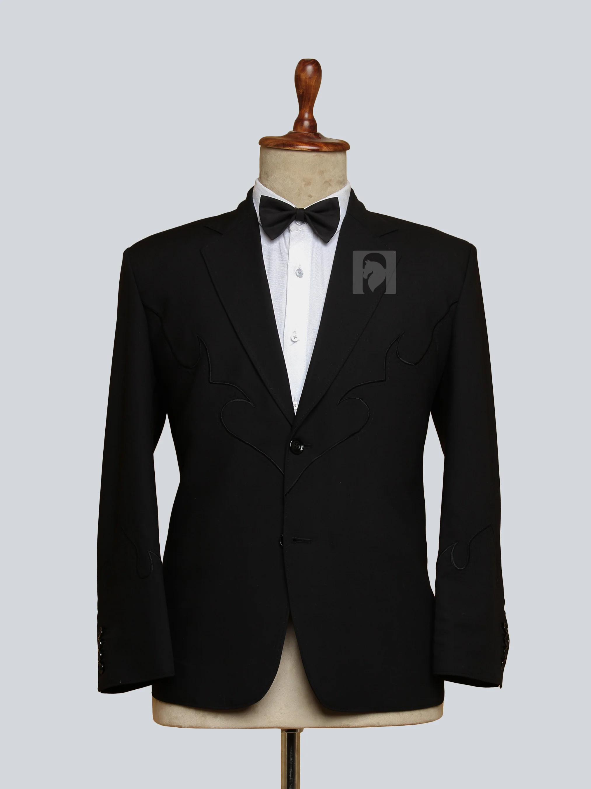 Black Peak Lapel Suit - Image 2