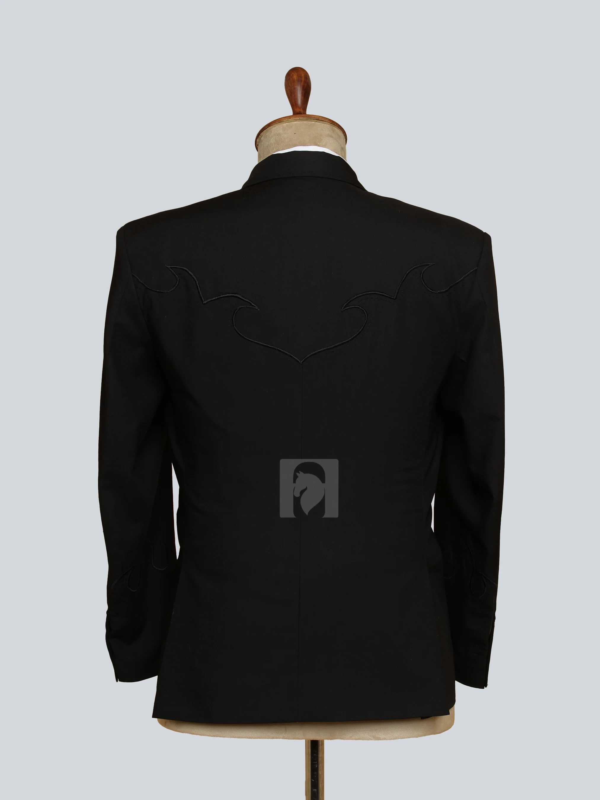 Black Peak Lapel Suit - Image 6