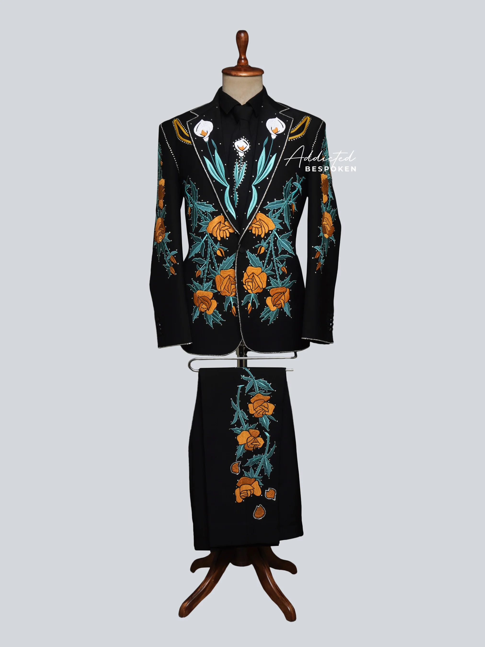 Blooming Majesty Embroidered Suit - Image 2