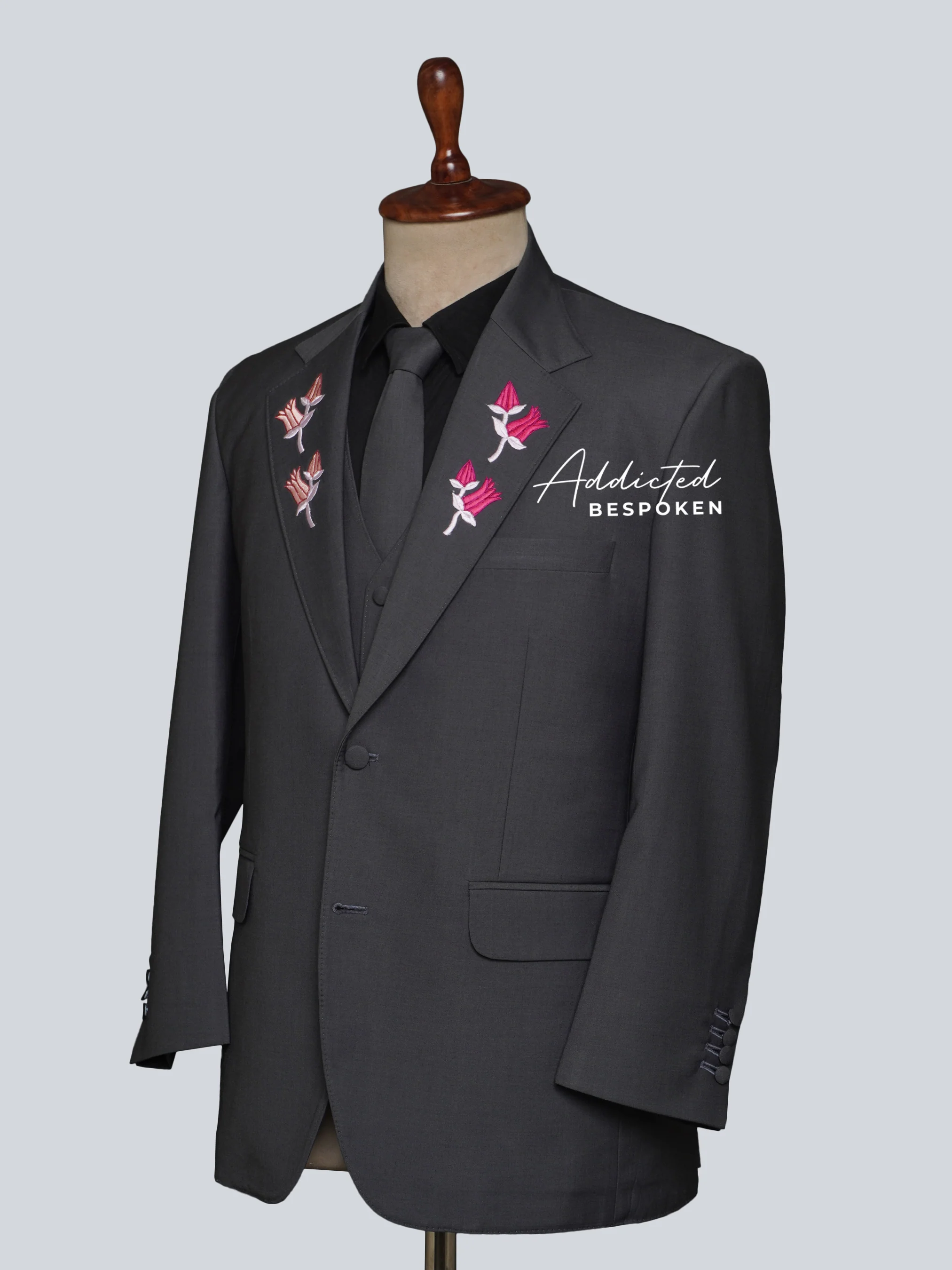 Blossom Charm Embroidered Suit - Image 3