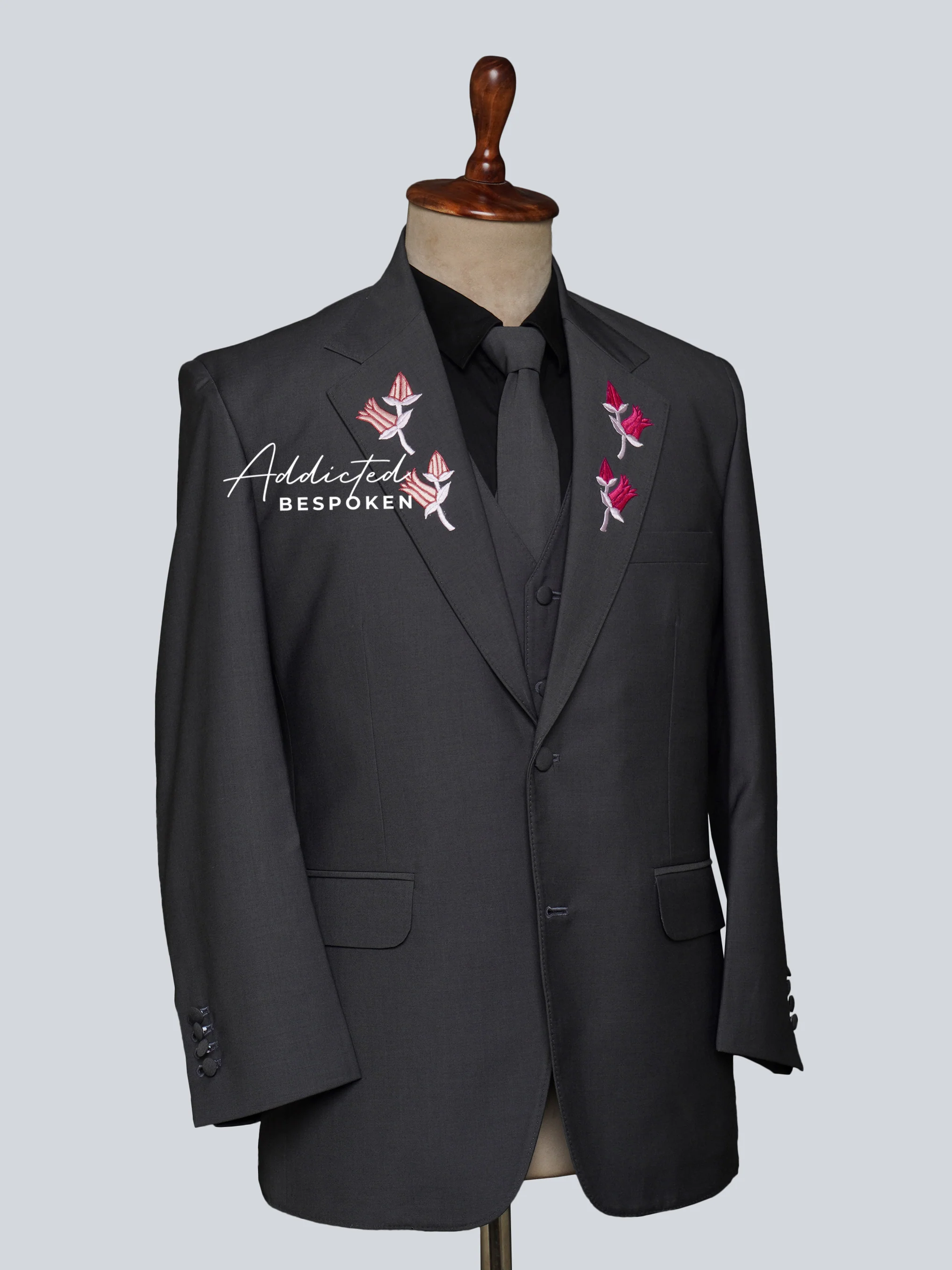 Blossom Charm Embroidered Suit - Image 4
