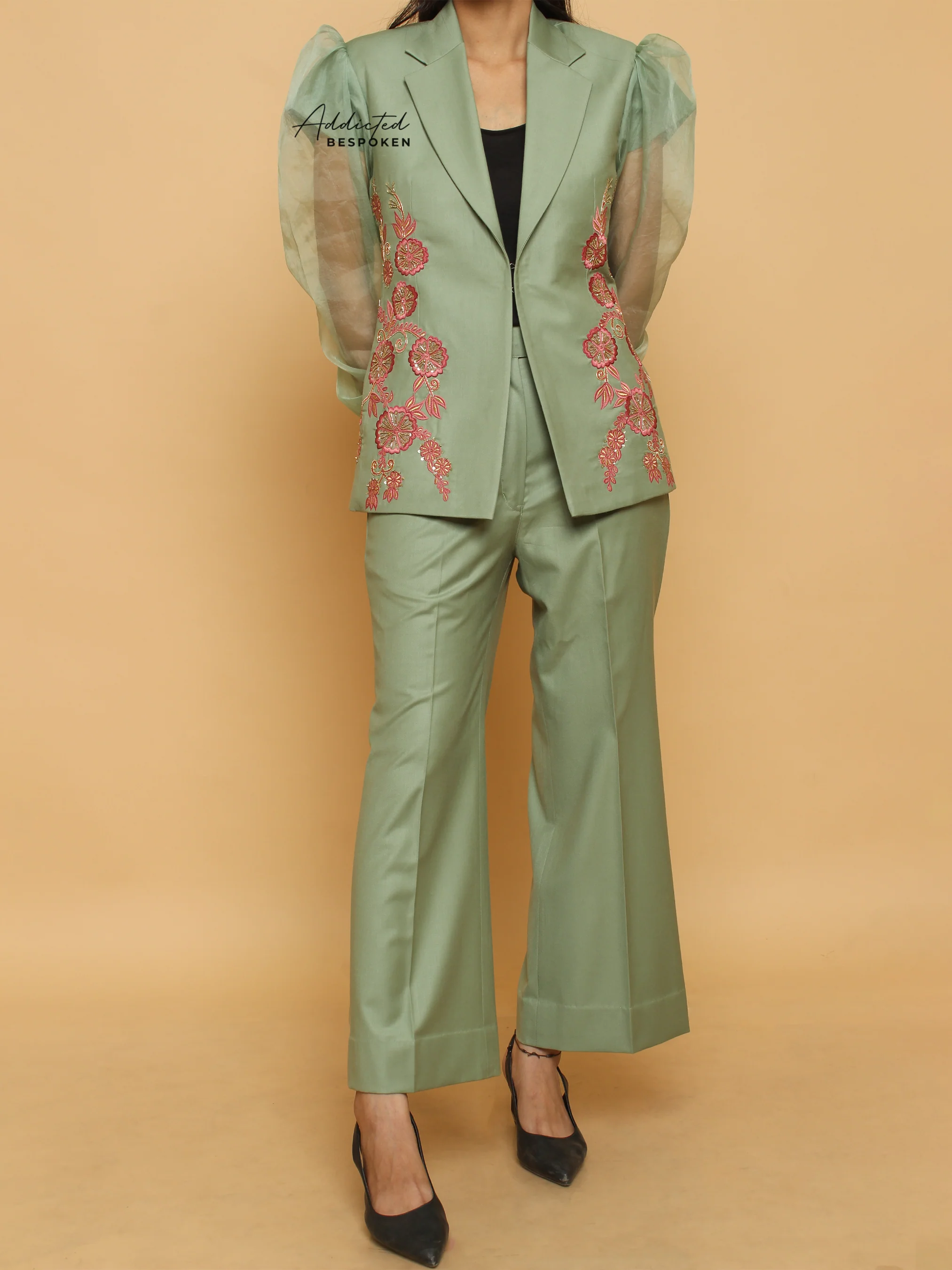 Blossom Embroidered Attire - Image 3