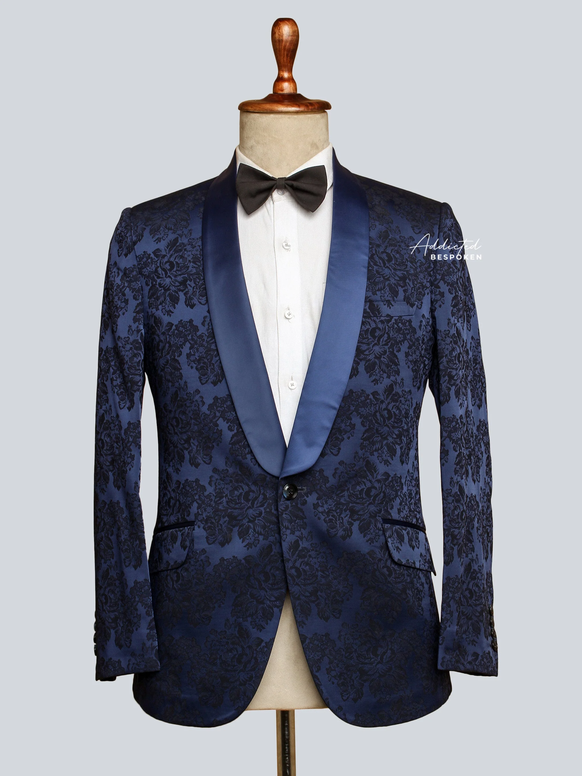 Blue Brocade Blazer (CLS)