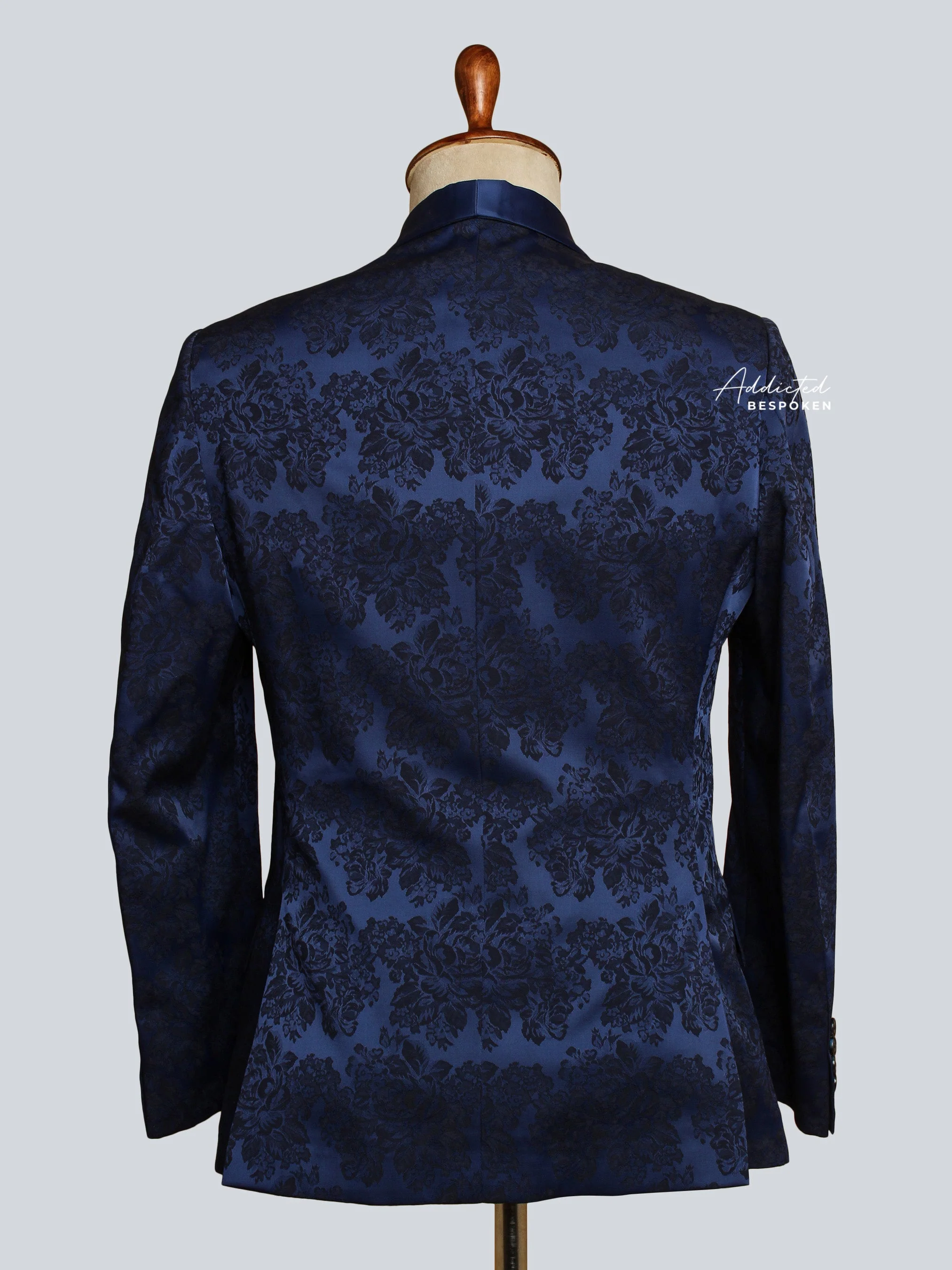 Blue Brocade Blazer (CLS) - Image 2