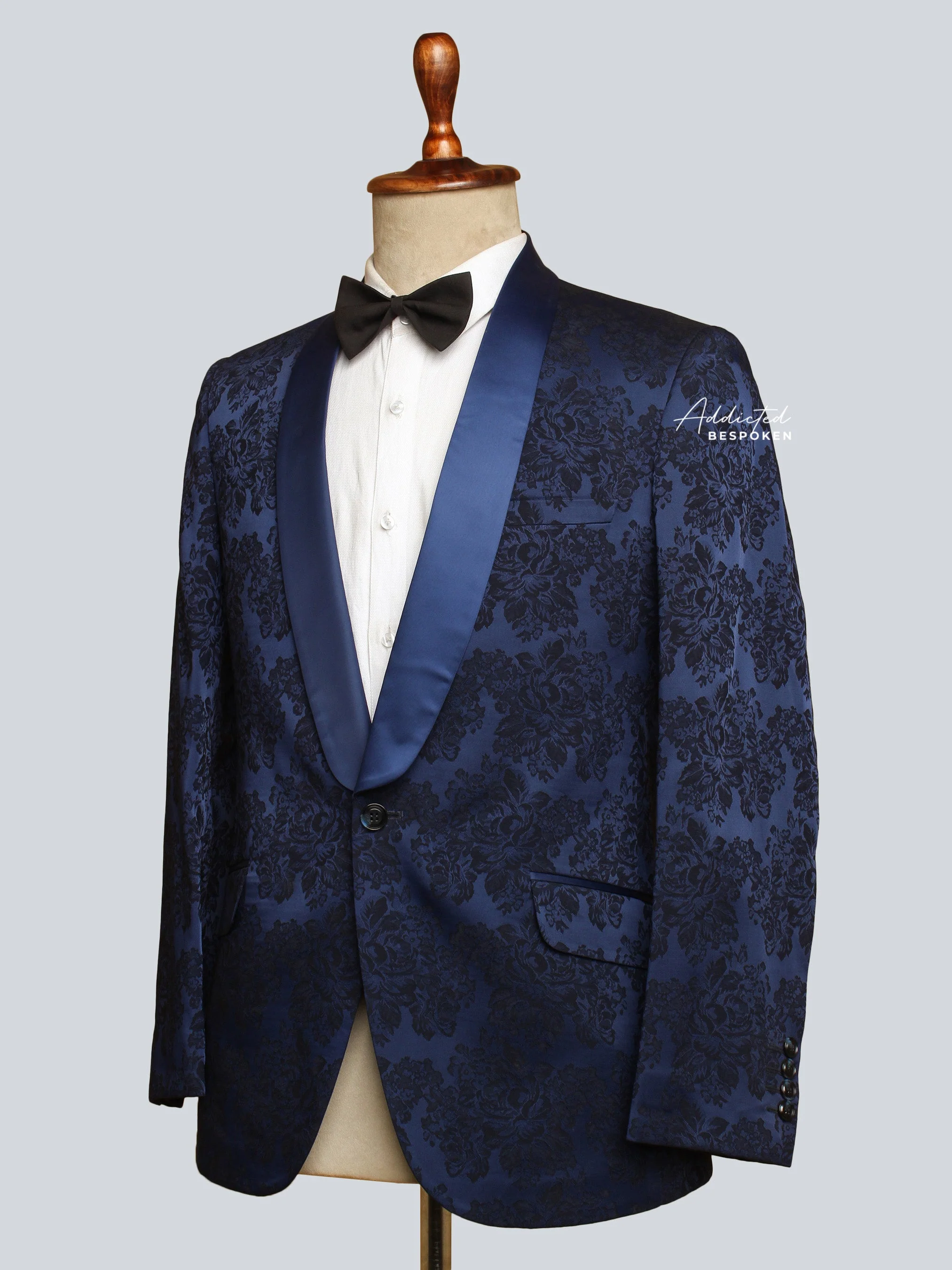 Blue Brocade Blazer (CLS) - Image 4