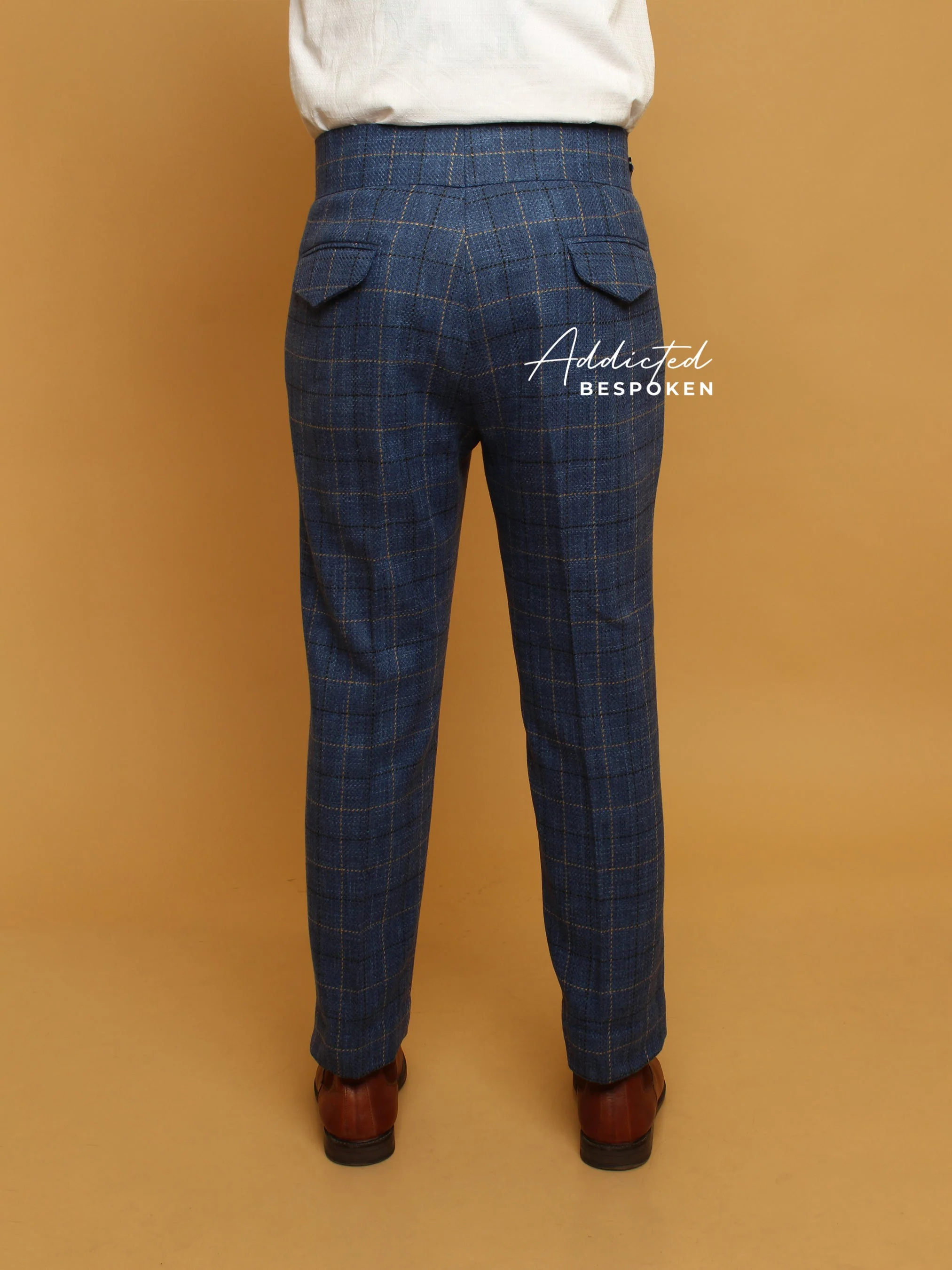 Blue Gurkha Style Trousers - Image 3