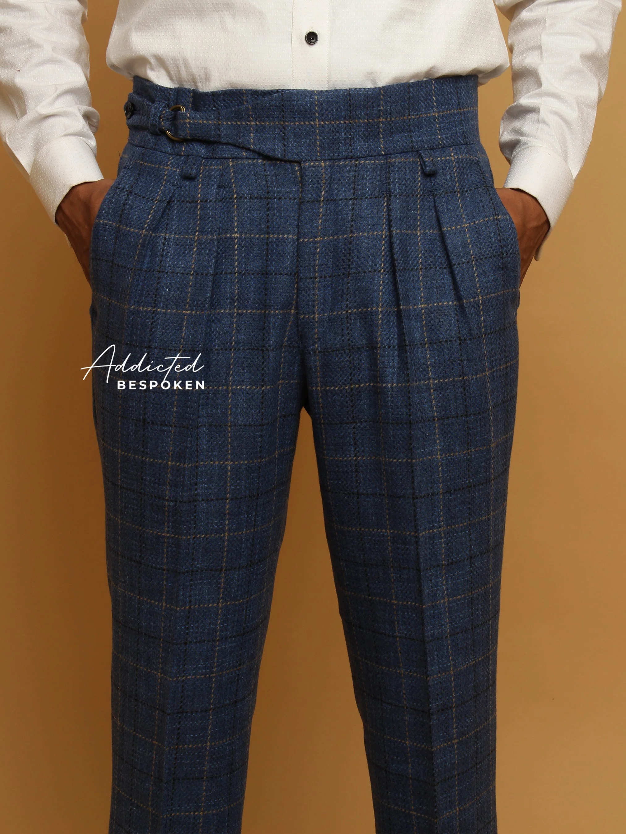 Blue Gurkha Style Trousers - Image 7