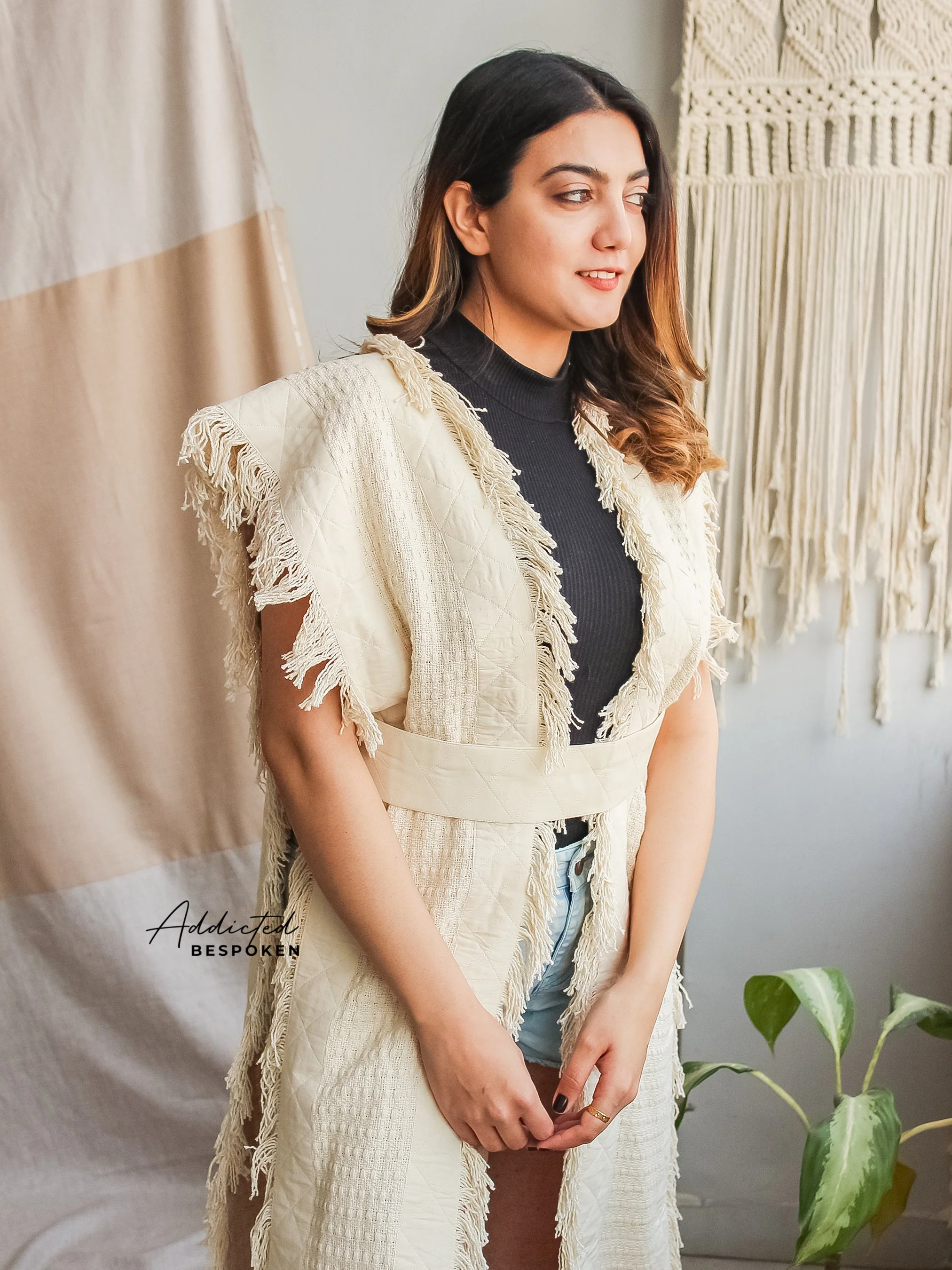 Boho Chic Belted Poncho (CLS) - Image 8