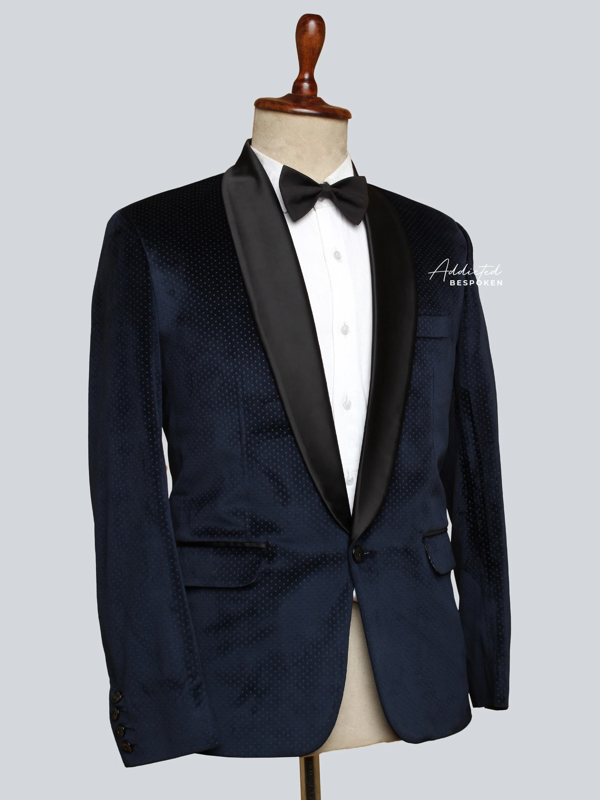 Bold Blue Velvet Blazer (CLS) - Image 2
