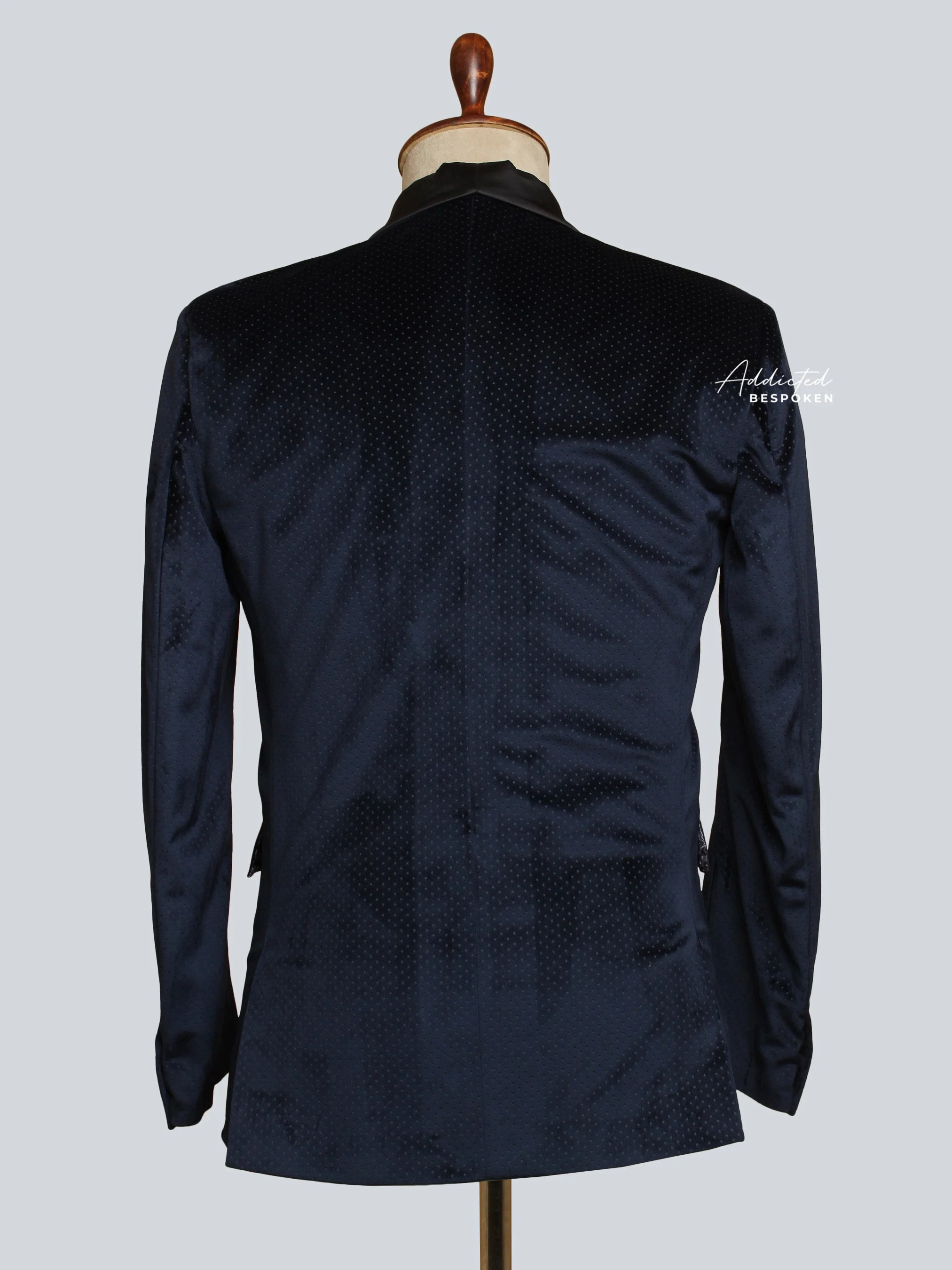 Bold Blue Velvet Blazer (CLS) - Image 5