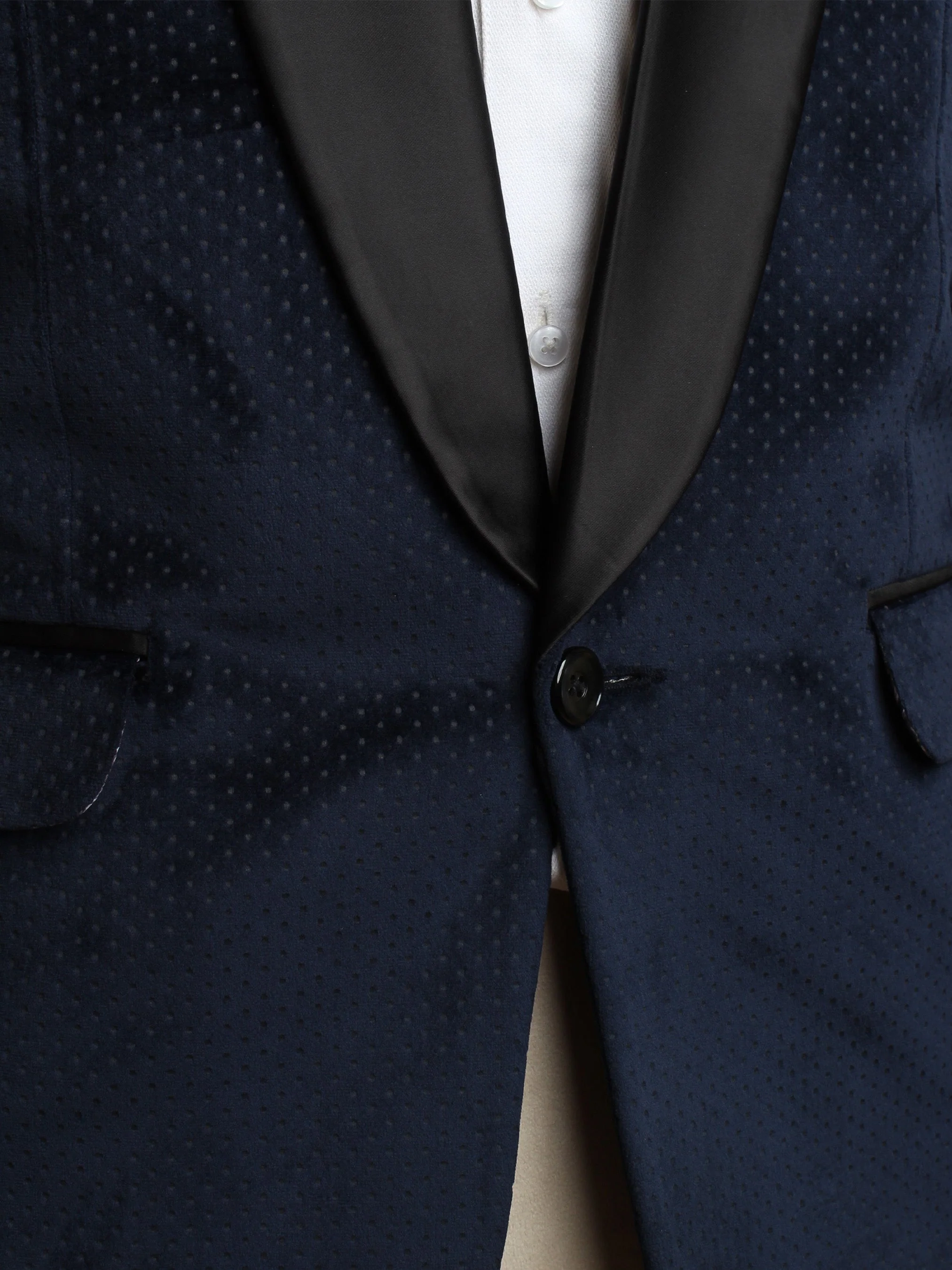 Bold Blue Velvet Blazer (CLS) - Image 6