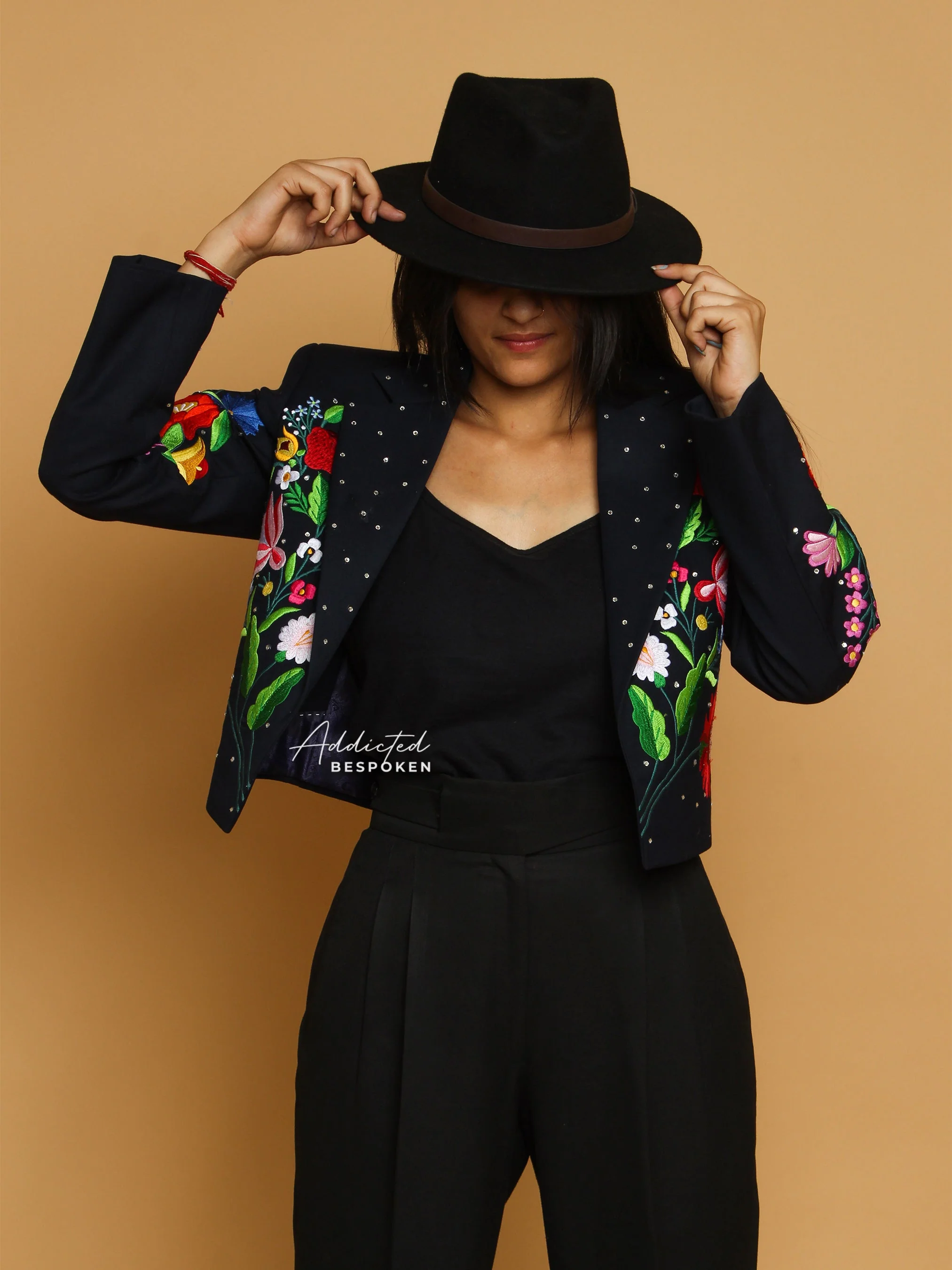 Botanical Embroidered Jacket - Image 3