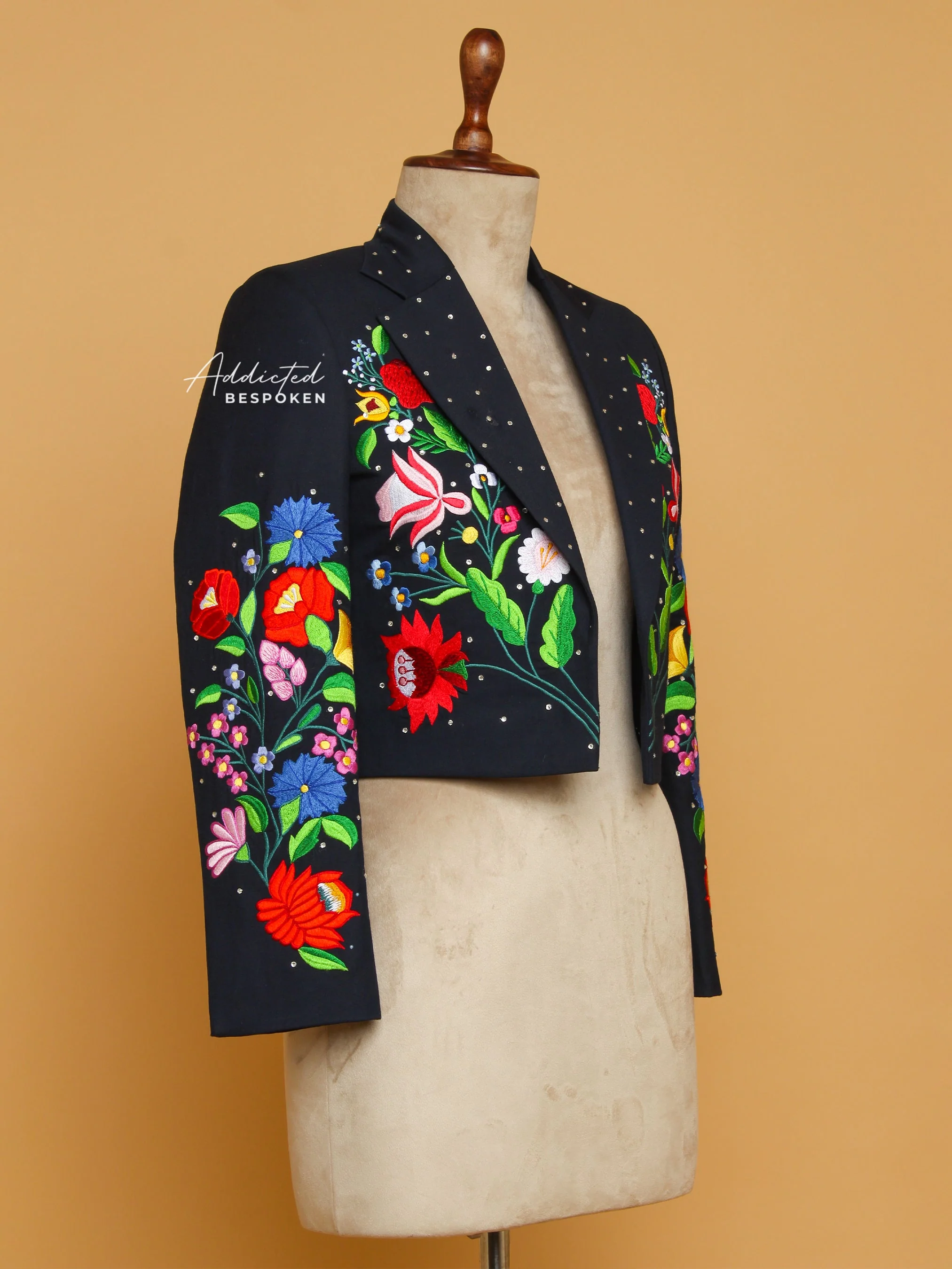 Botanical Embroidered Jacket - Image 4