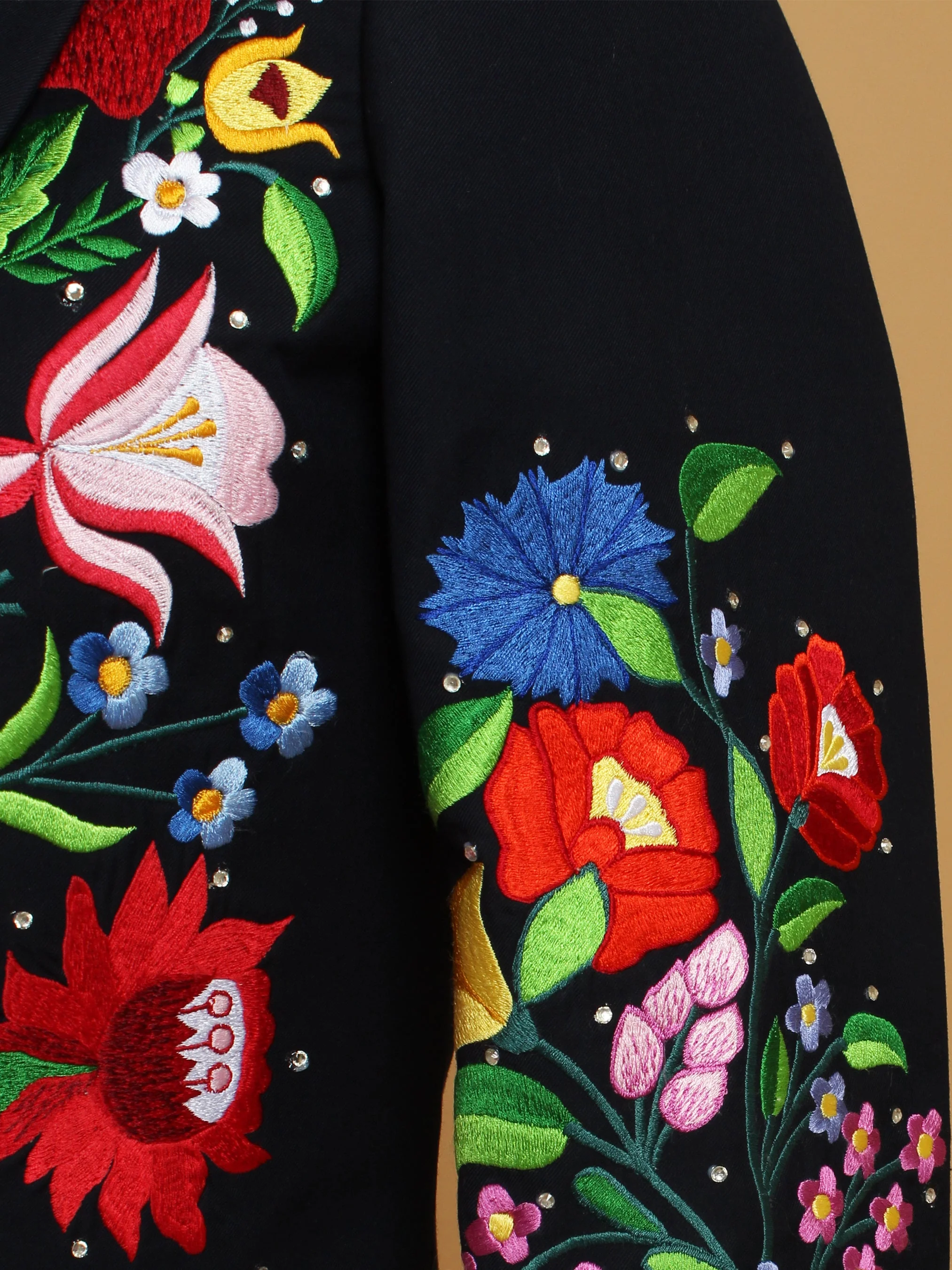 Botanical Embroidered Jacket - Image 8