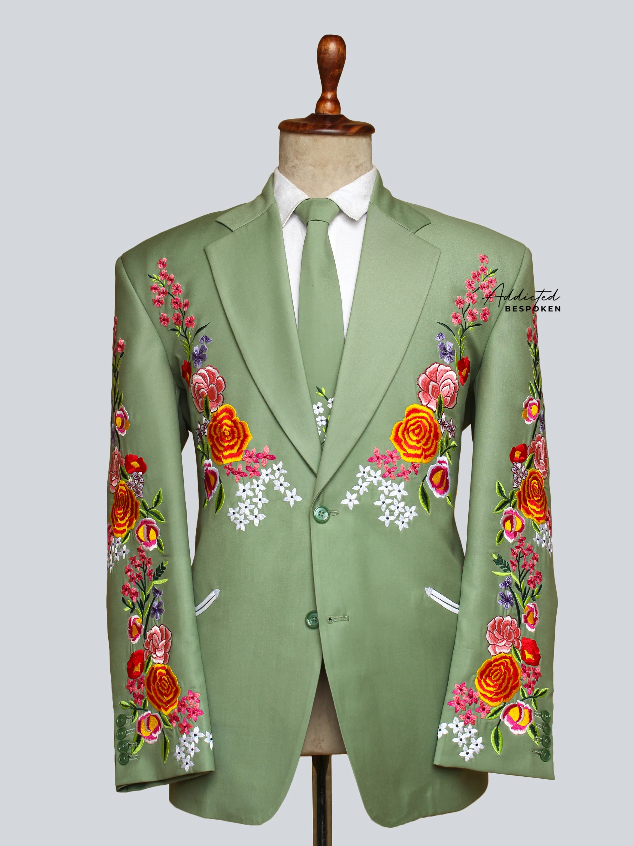 Botanical Grace Wedding Suit - Image 3