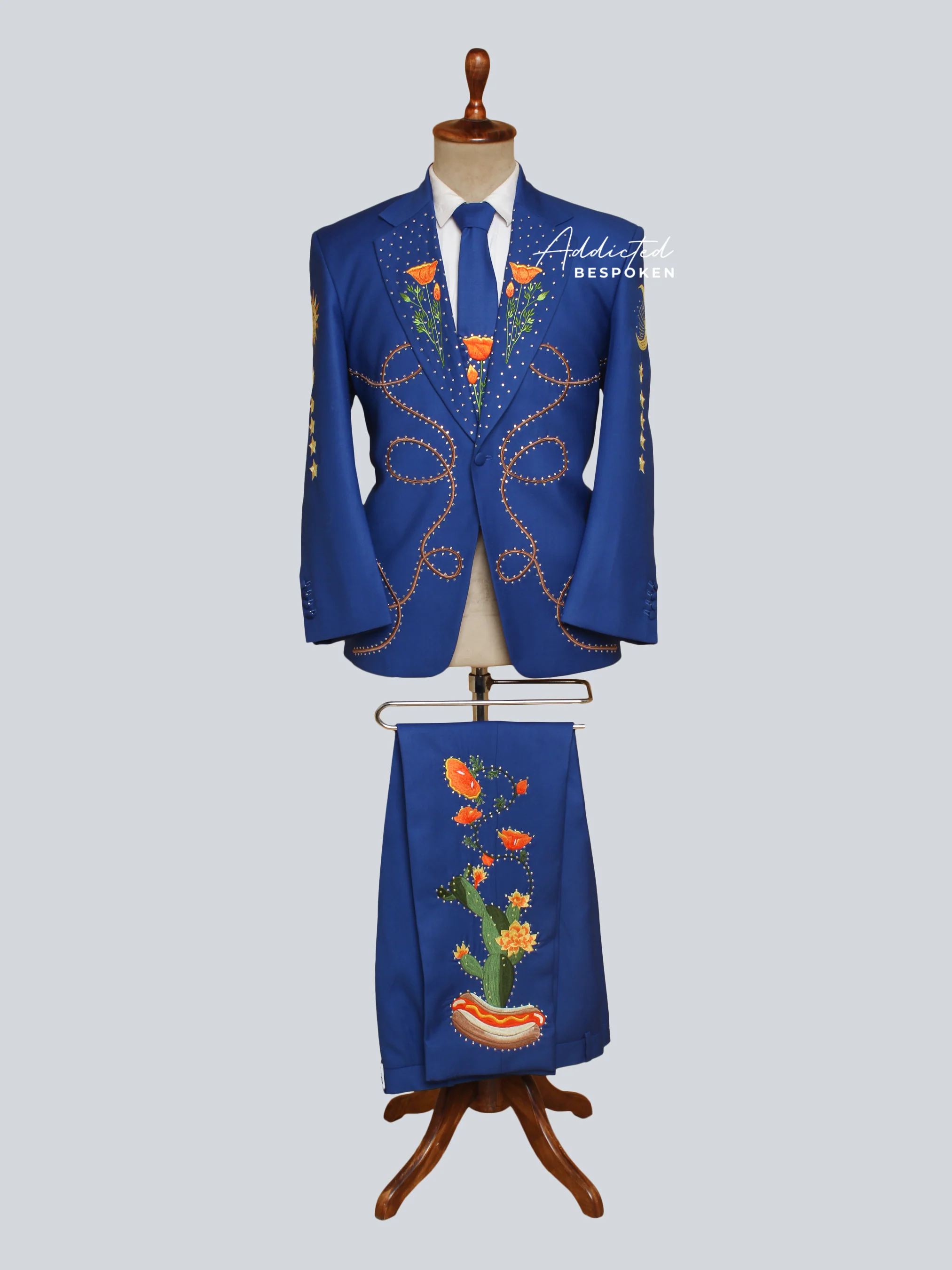 Cactus Bloom Embroidered Suit - Image 2