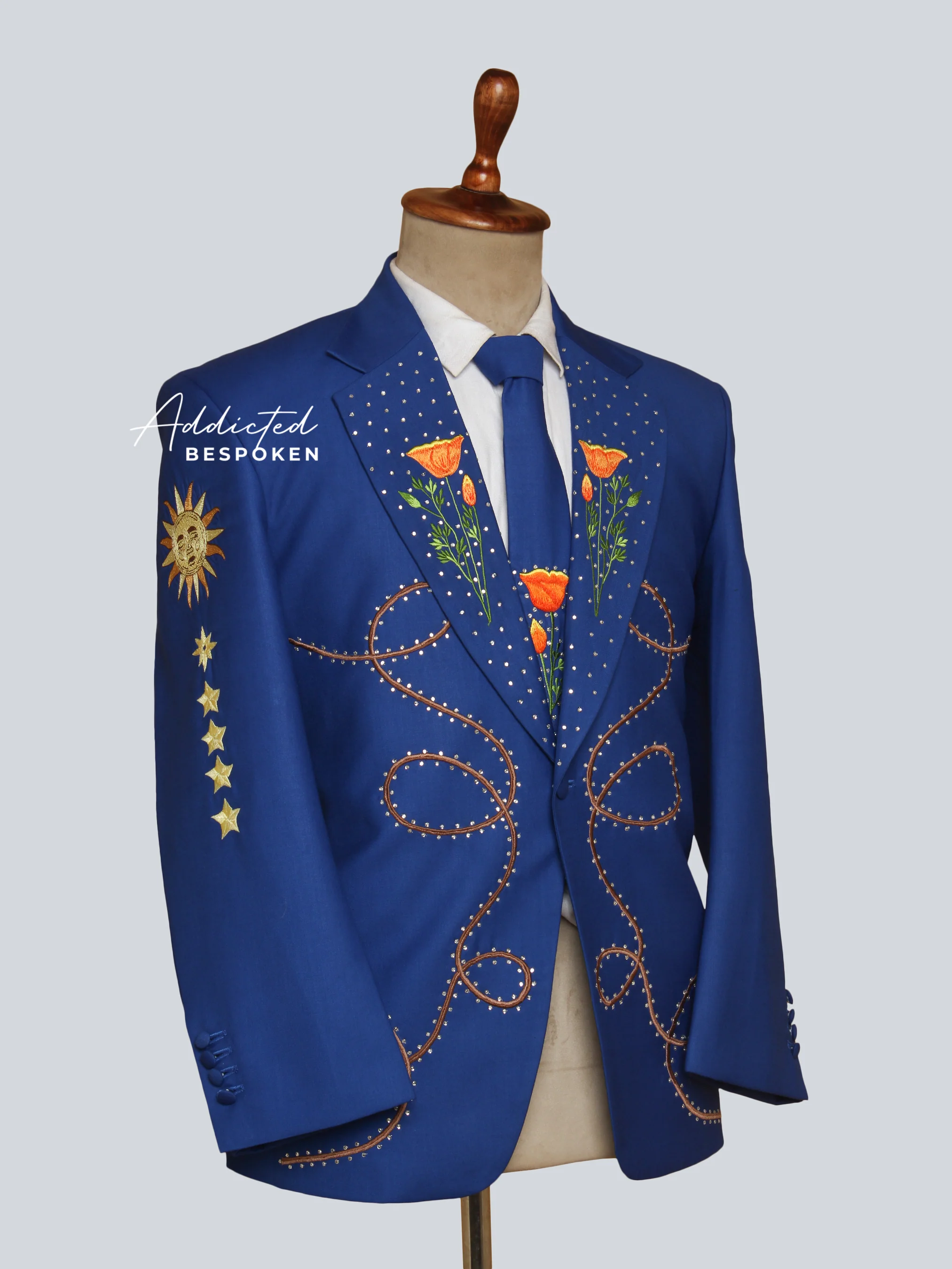 Cactus Bloom Embroidered Suit - Image 3
