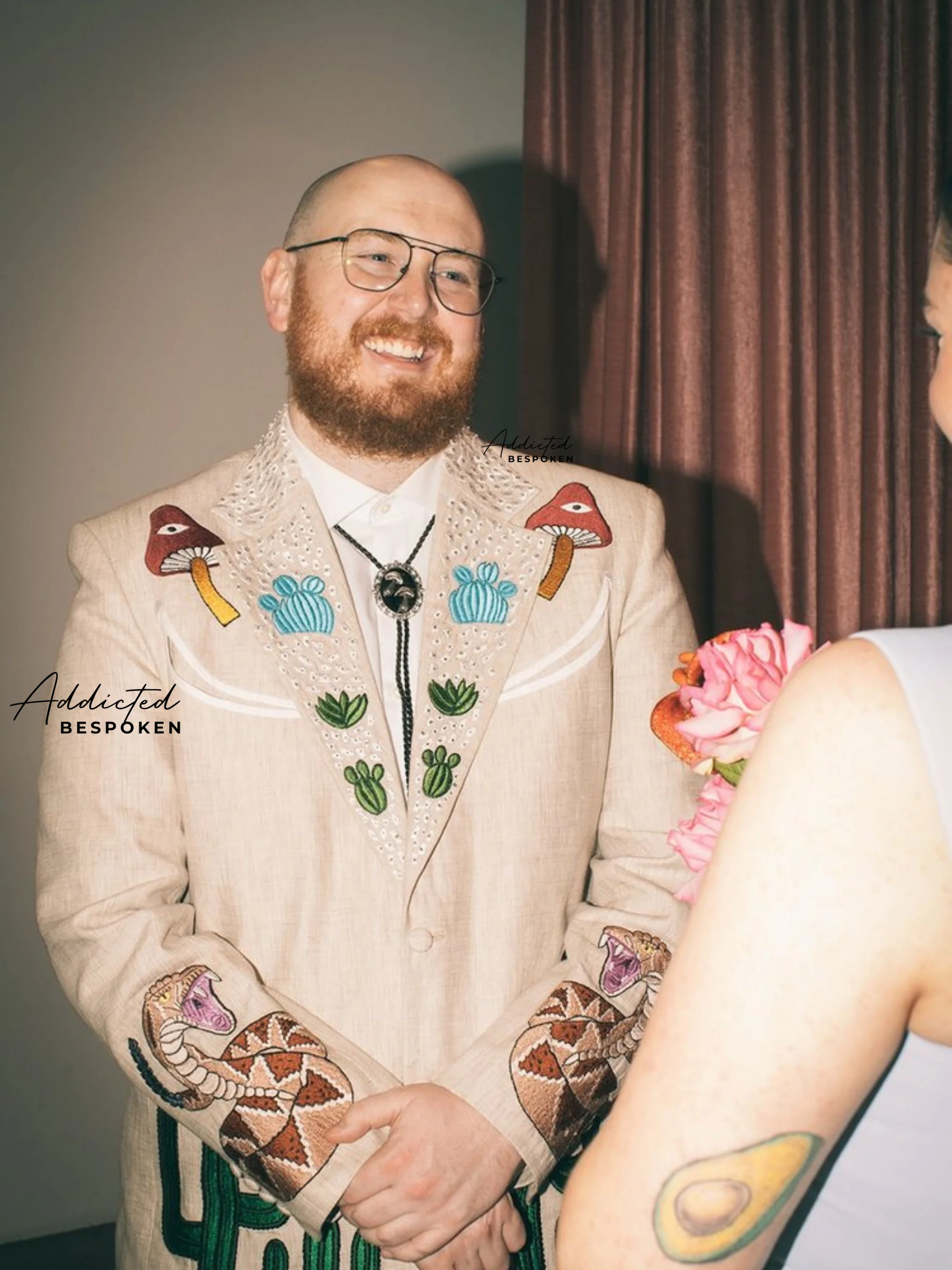 Cactus & Snake Embroidered Western Suit - Image 7