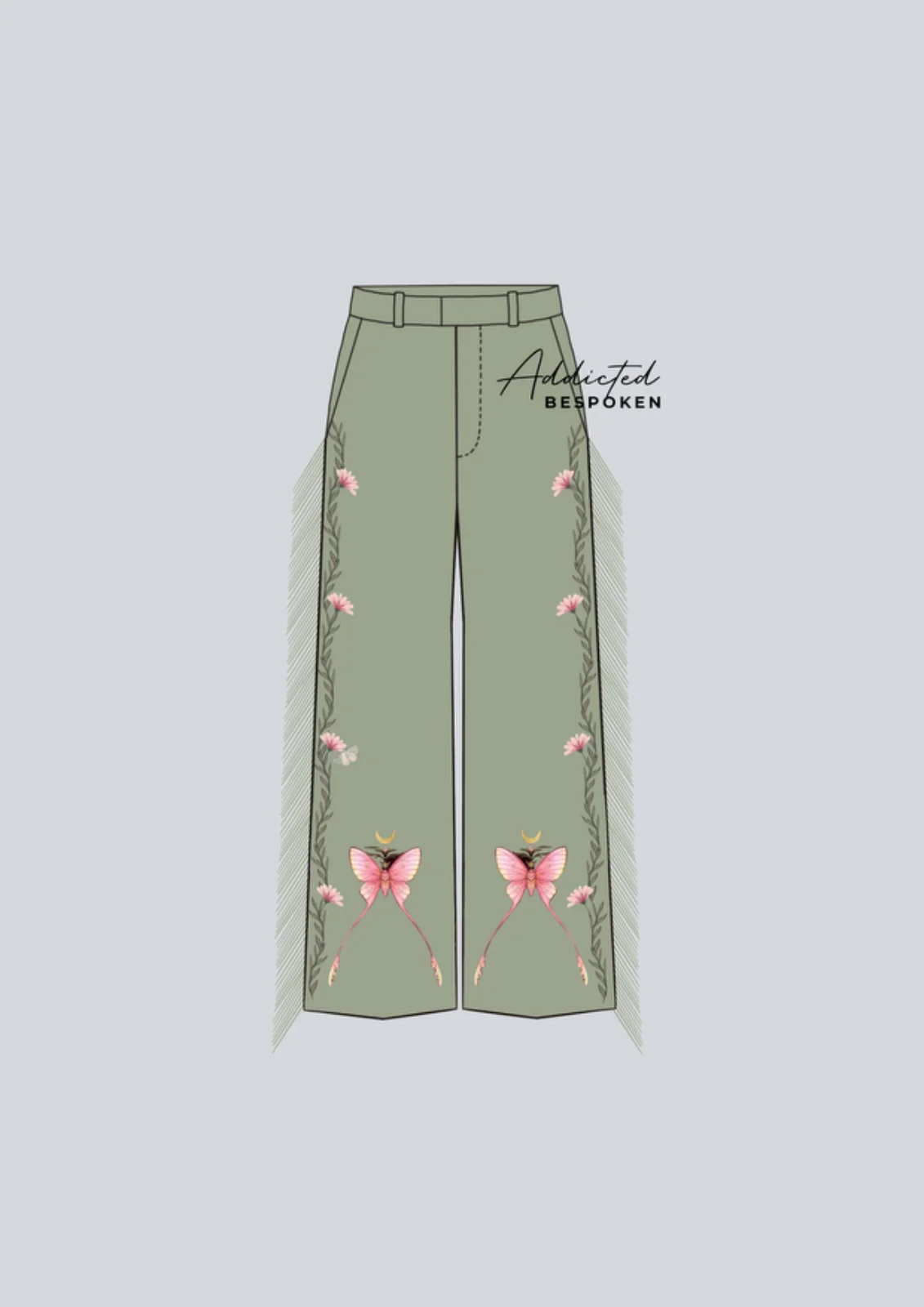 Celestial Garden Embroidered Ensemble - Image 4