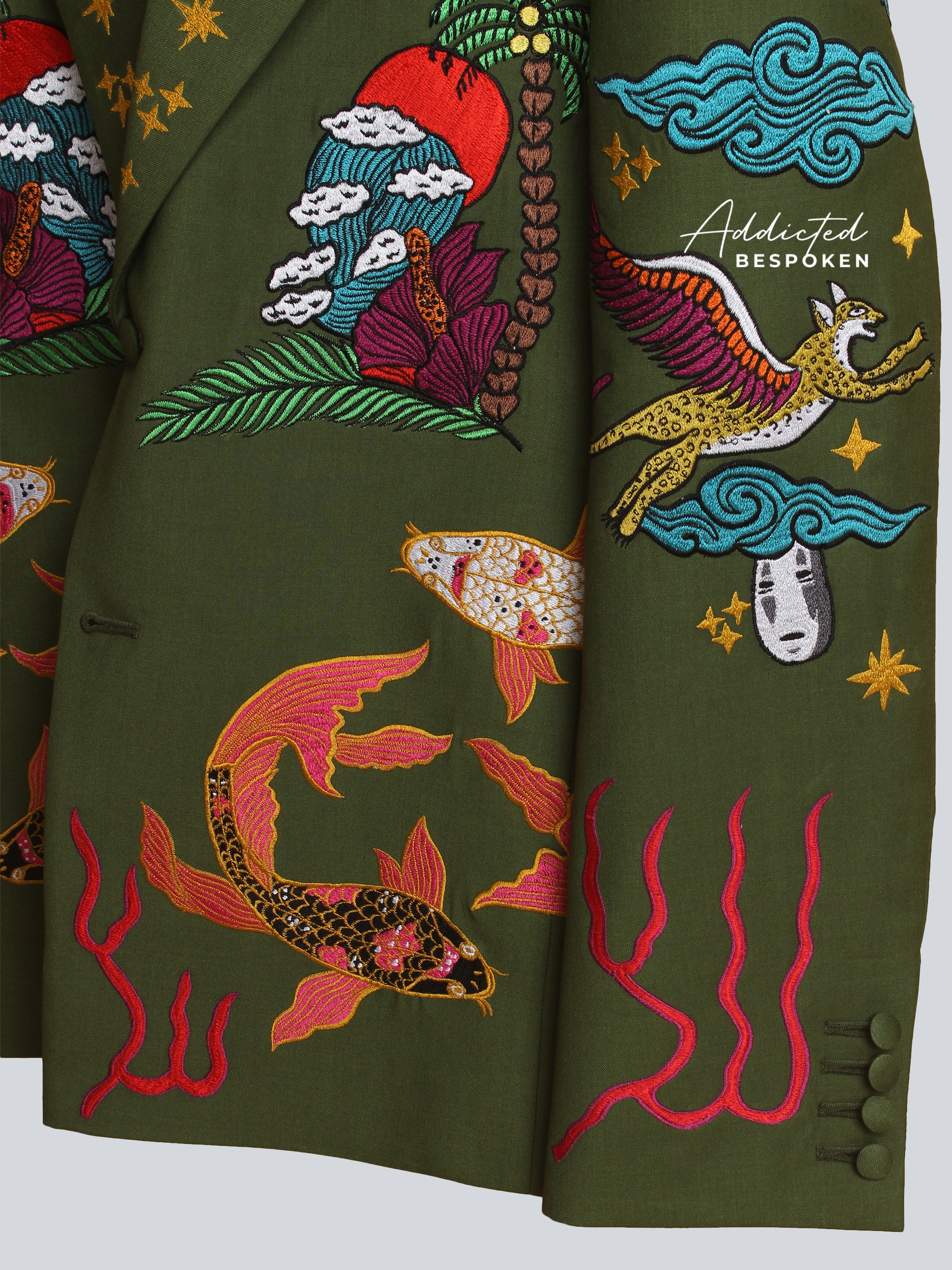 Celestial Reverie Embroidered Suit - Image 4