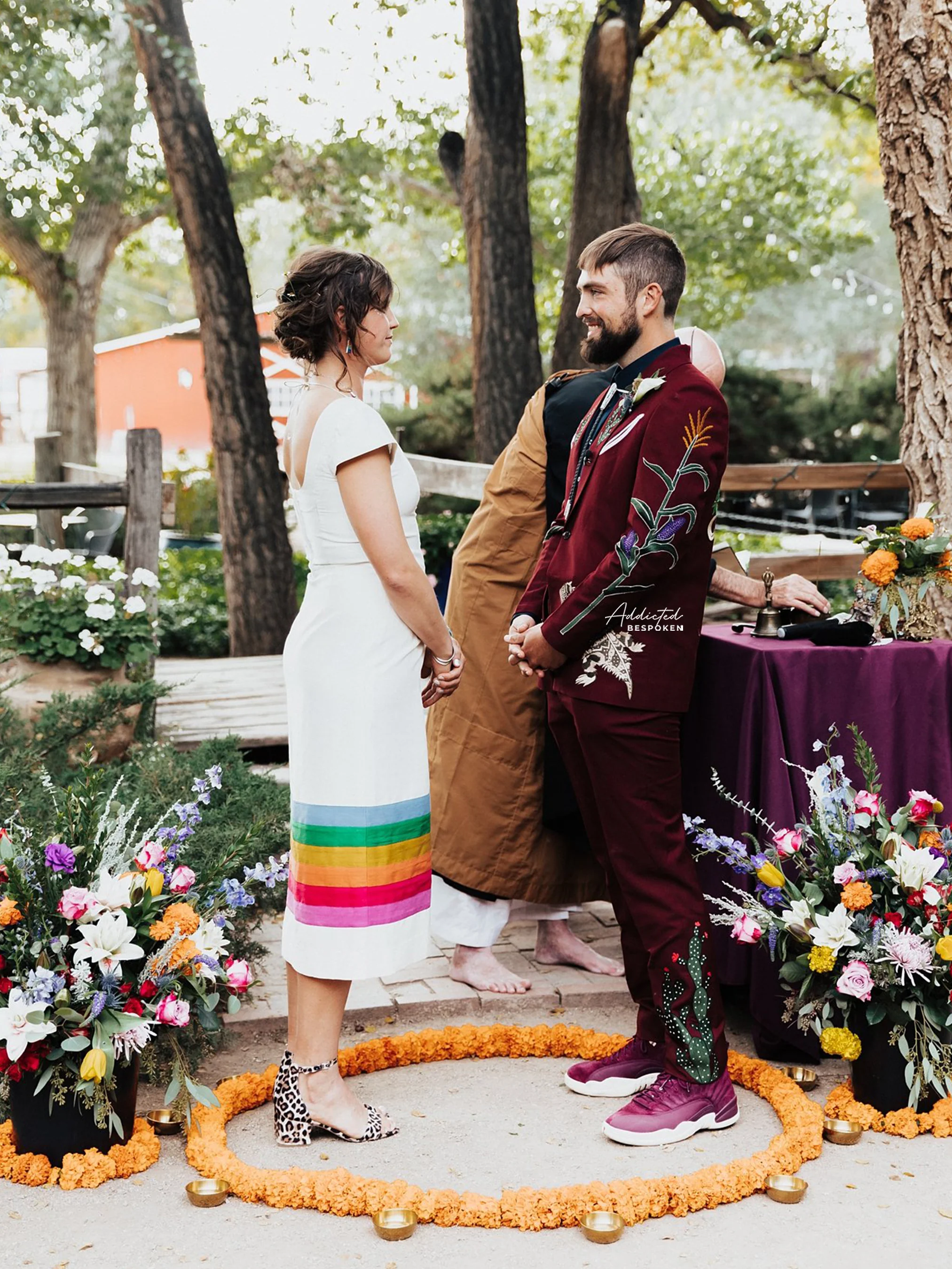 Chic Western Crimson Suit - Image 8