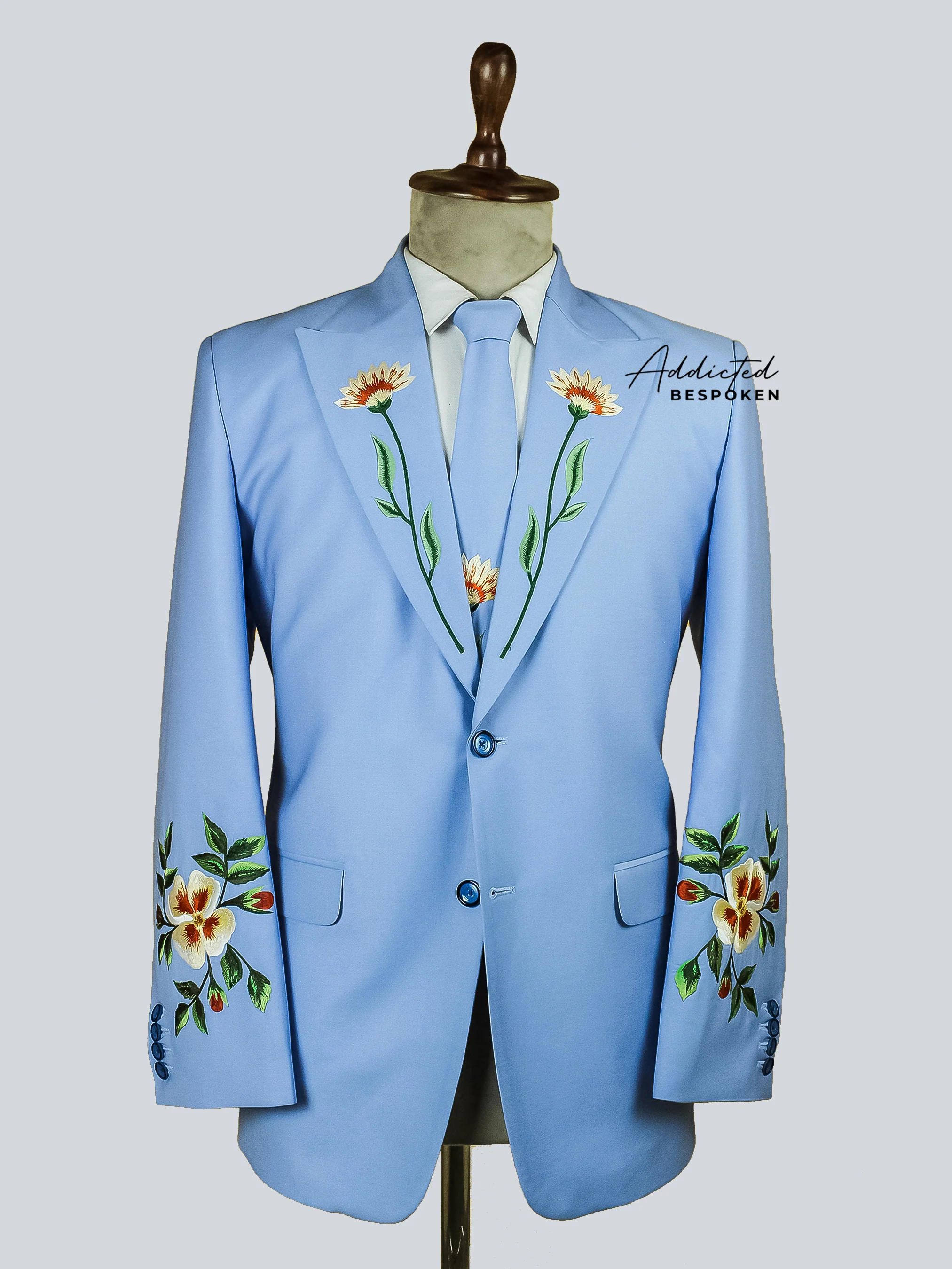 Coastal Breeze Western Suit