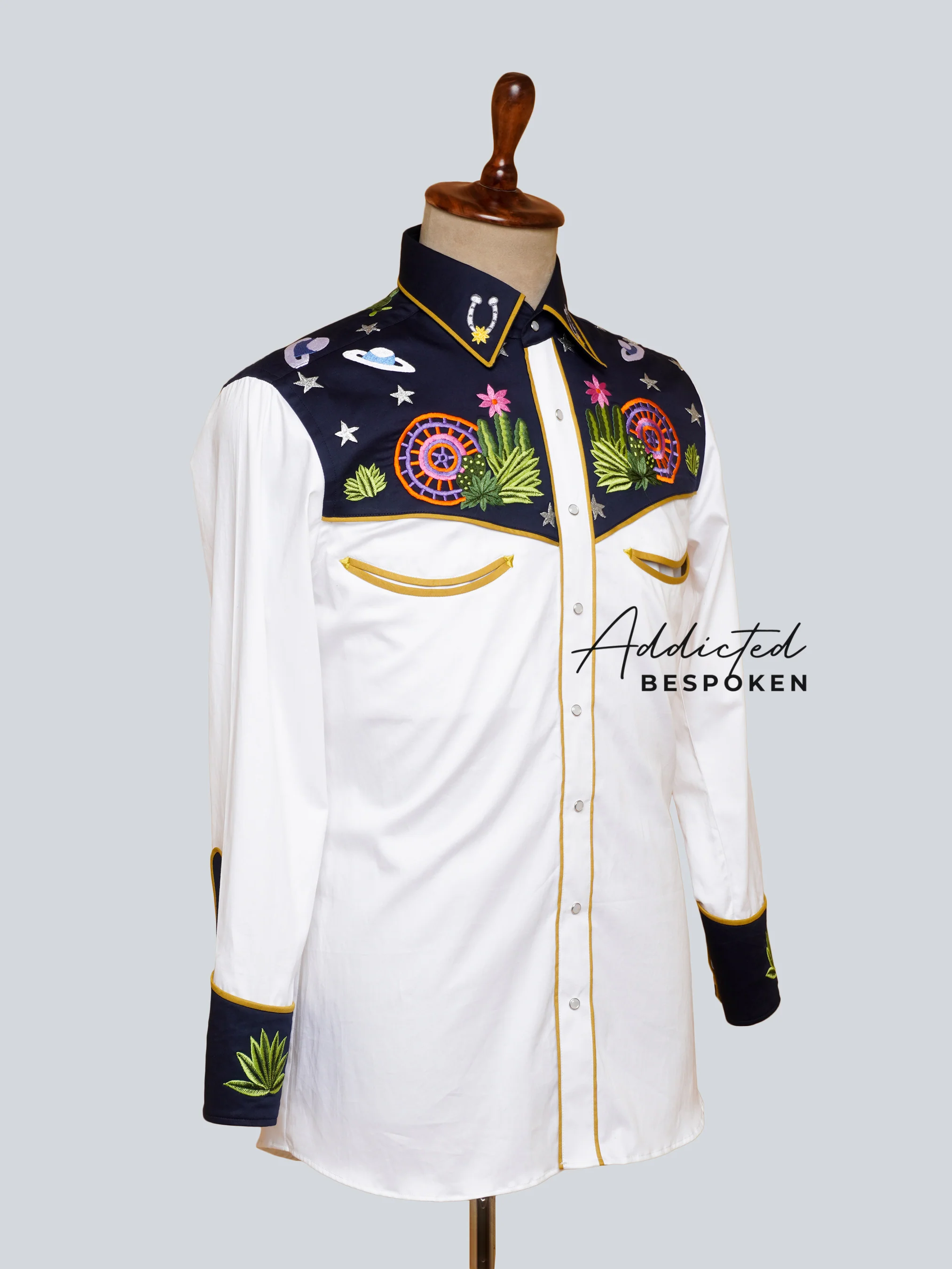 Cosmic Cactus Western Shirt - Image 3