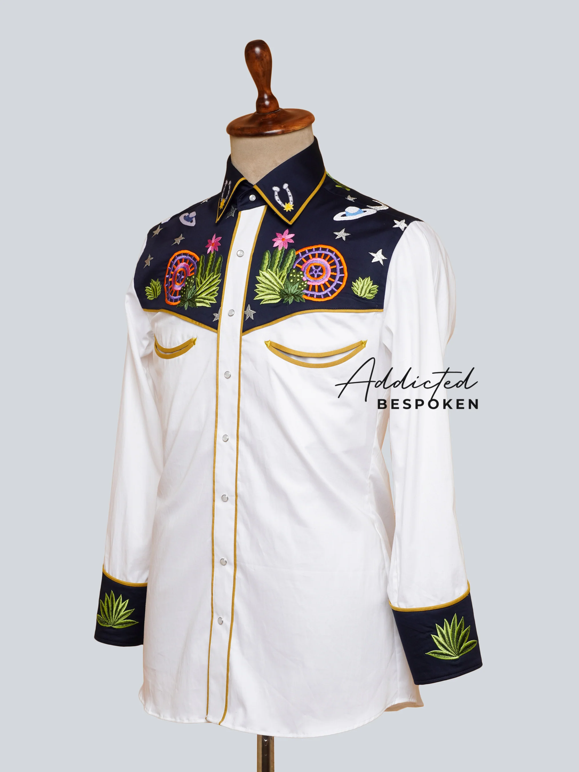 Cosmic Cactus Western Shirt - Image 4