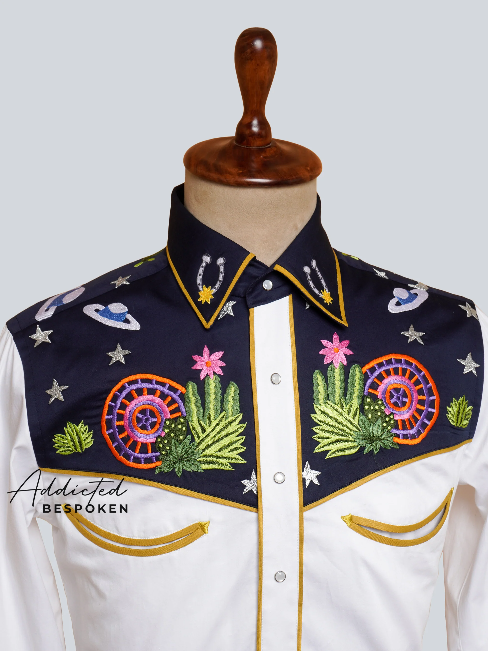 Cosmic Cactus Western Shirt - Image 5
