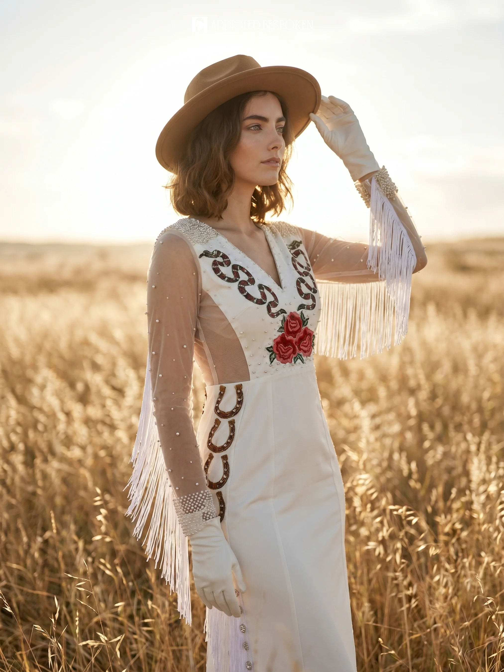 Cowgirl Bridal Dress - Image 3