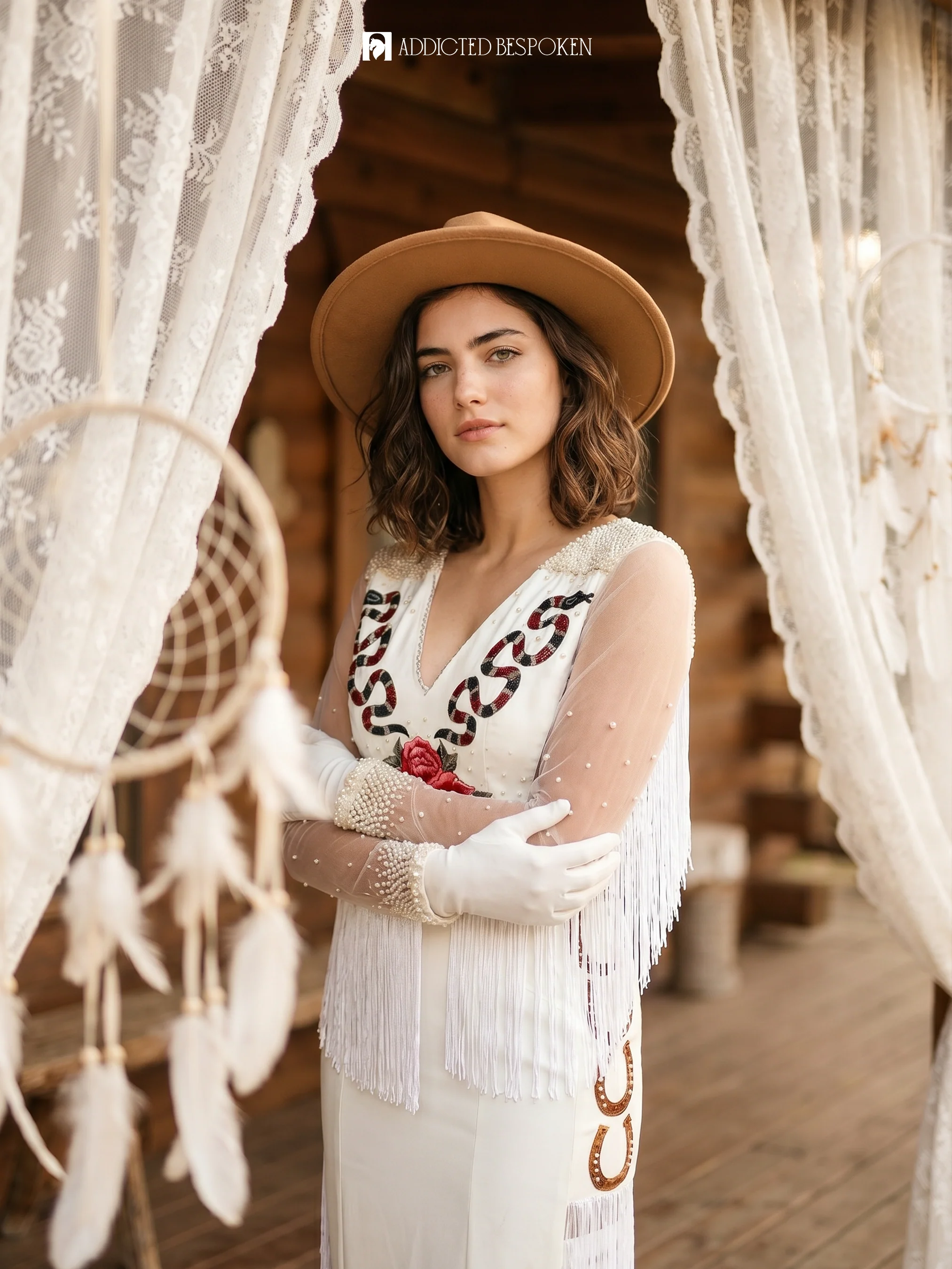 Cowgirl Bridal Dress - Image 7